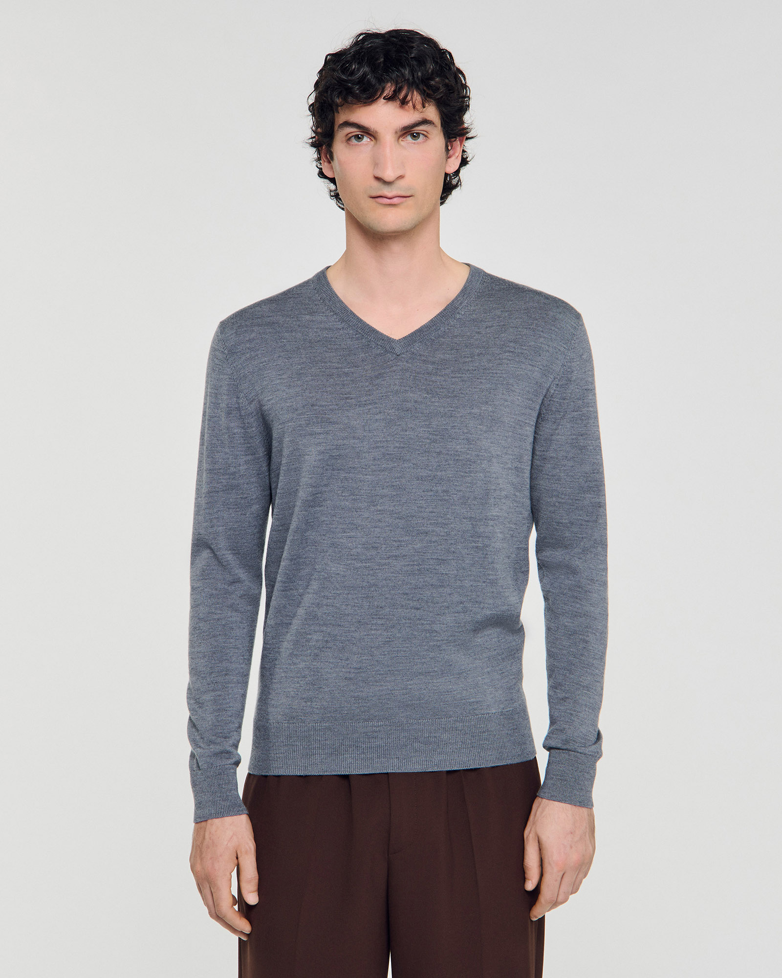 Vneck Merinos Sweater