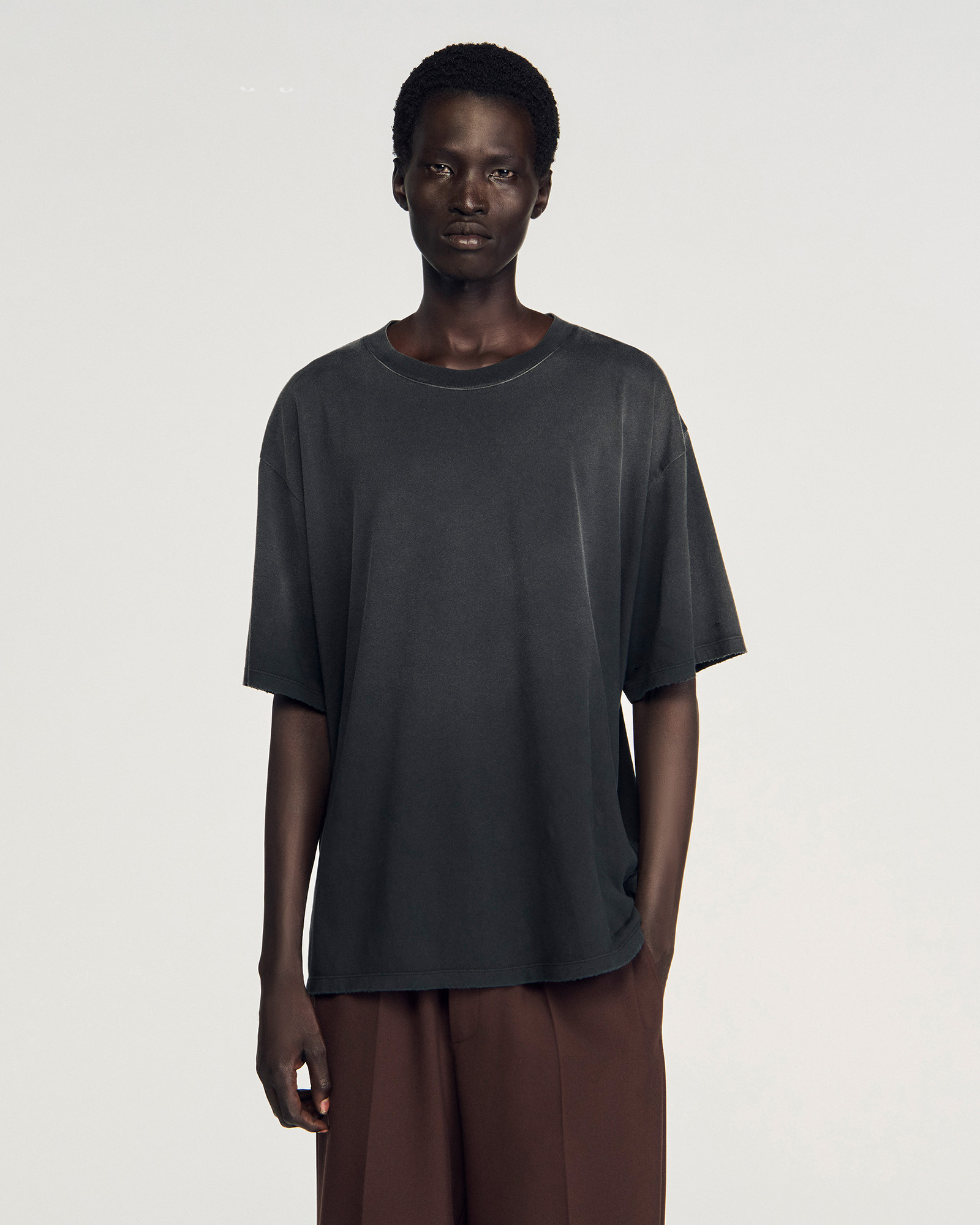 Washed Black Tee Shirt