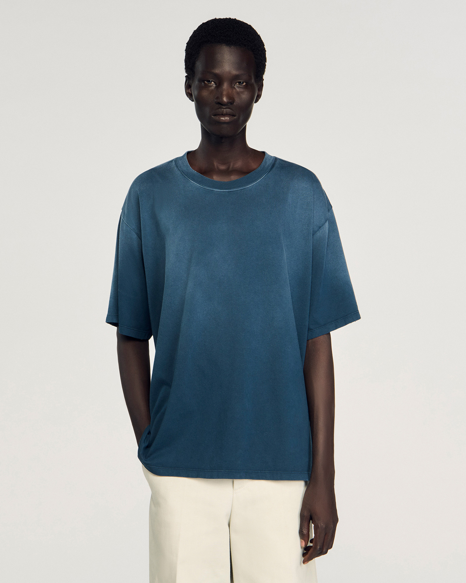 Washed Blue Tee Shirt