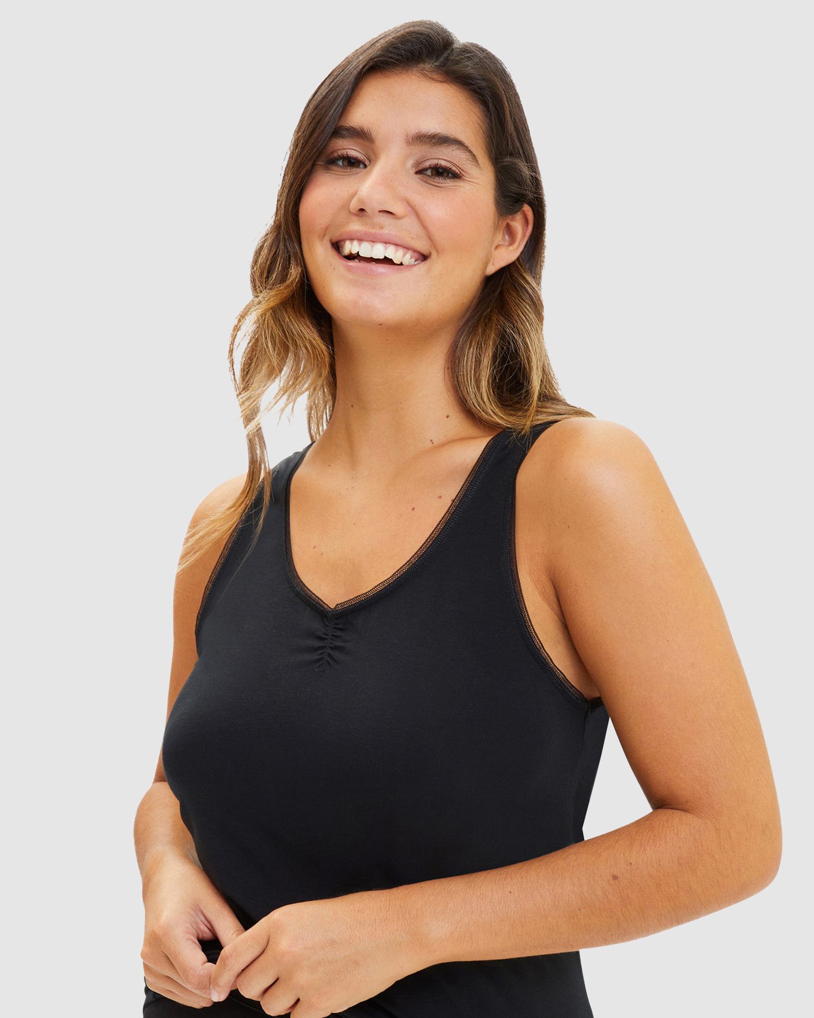 Chill Viscose Blend Thermal Tank Top