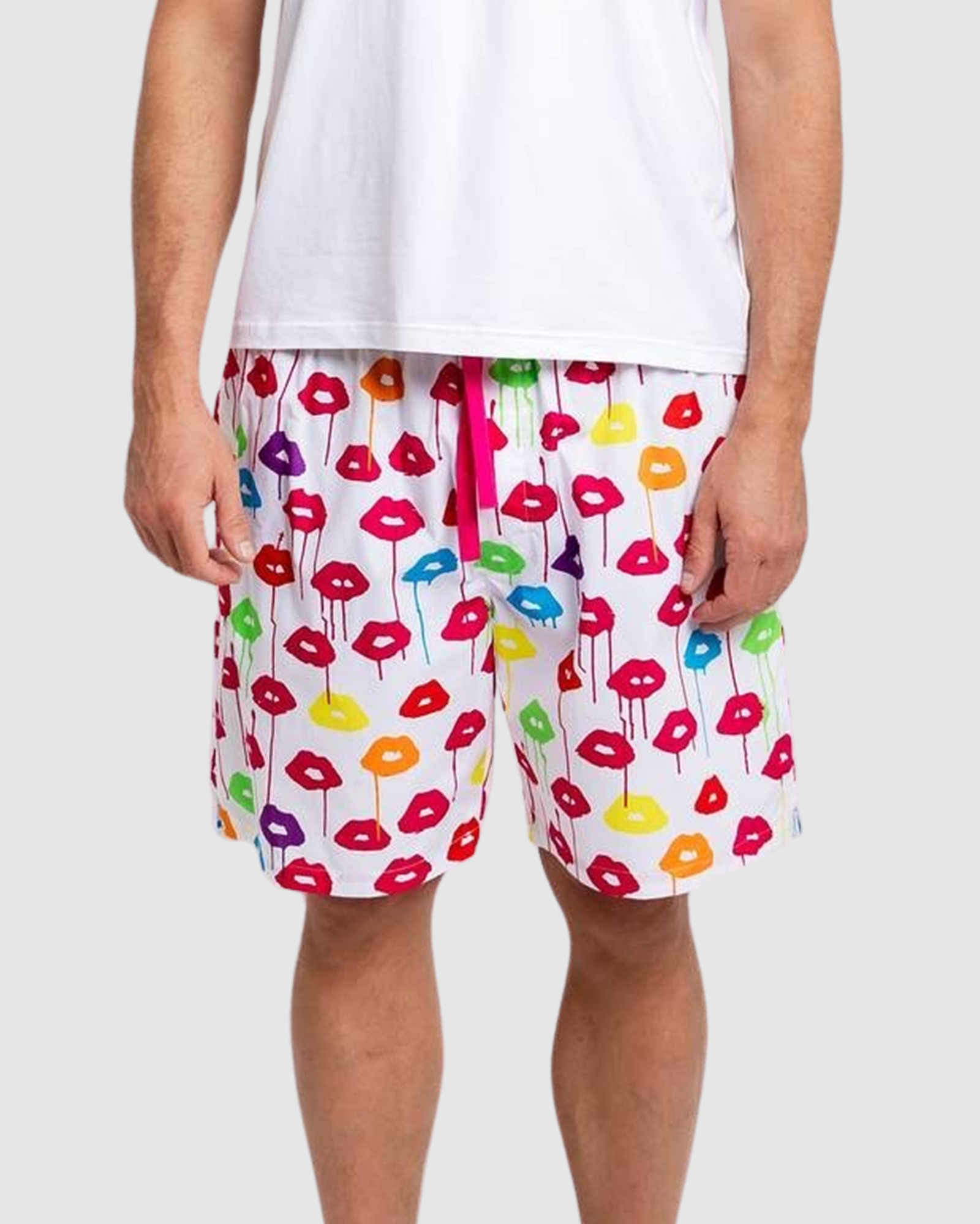 Men's Drawbertson Drippy Lips Sleep Shorts