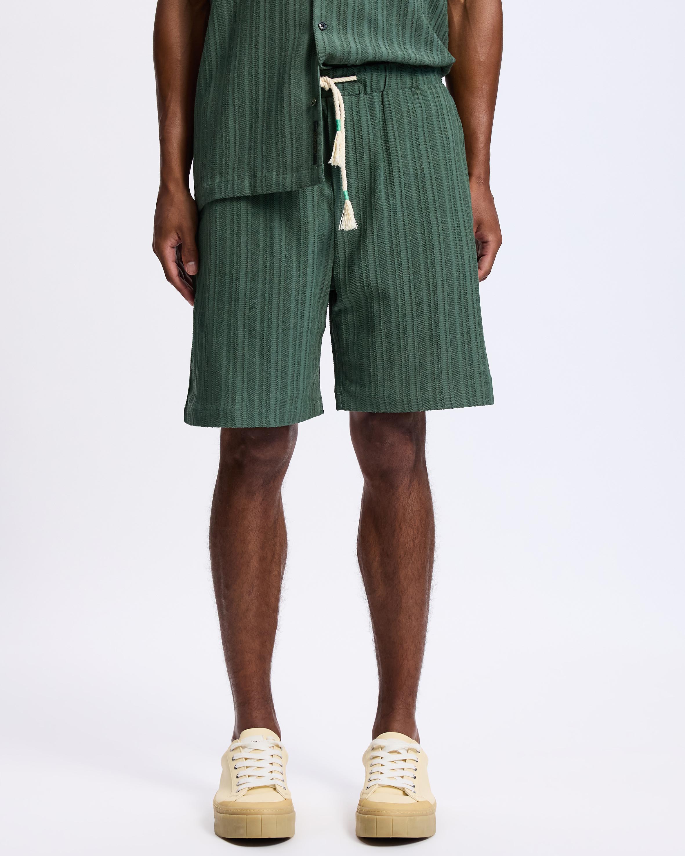 Fave Tonal Striped Regular Fit Bermuda Shorts