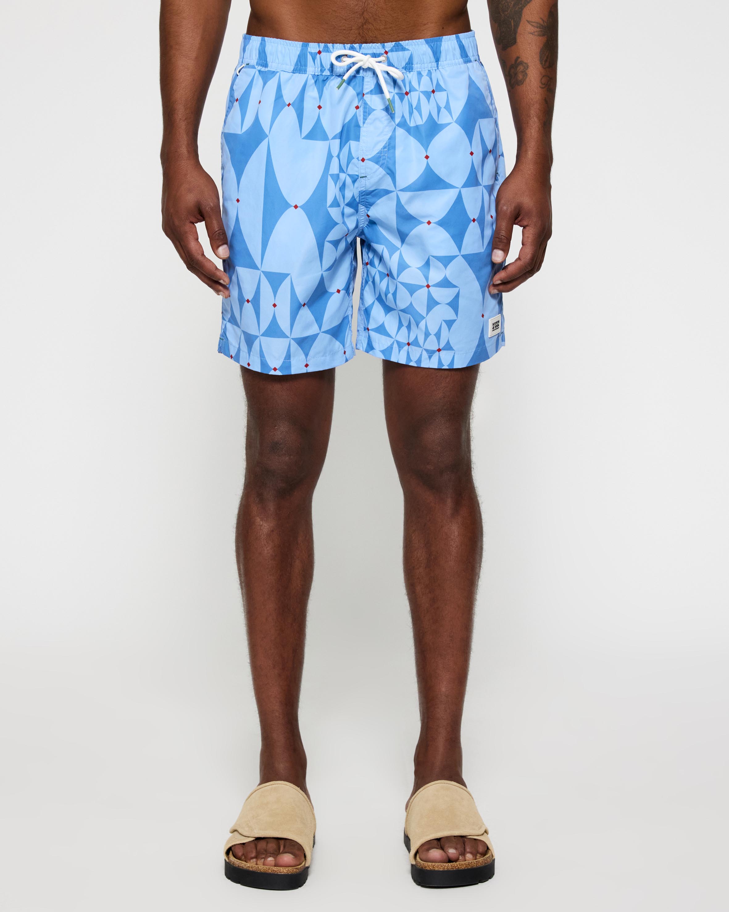Printed Mid-Length Swimshort