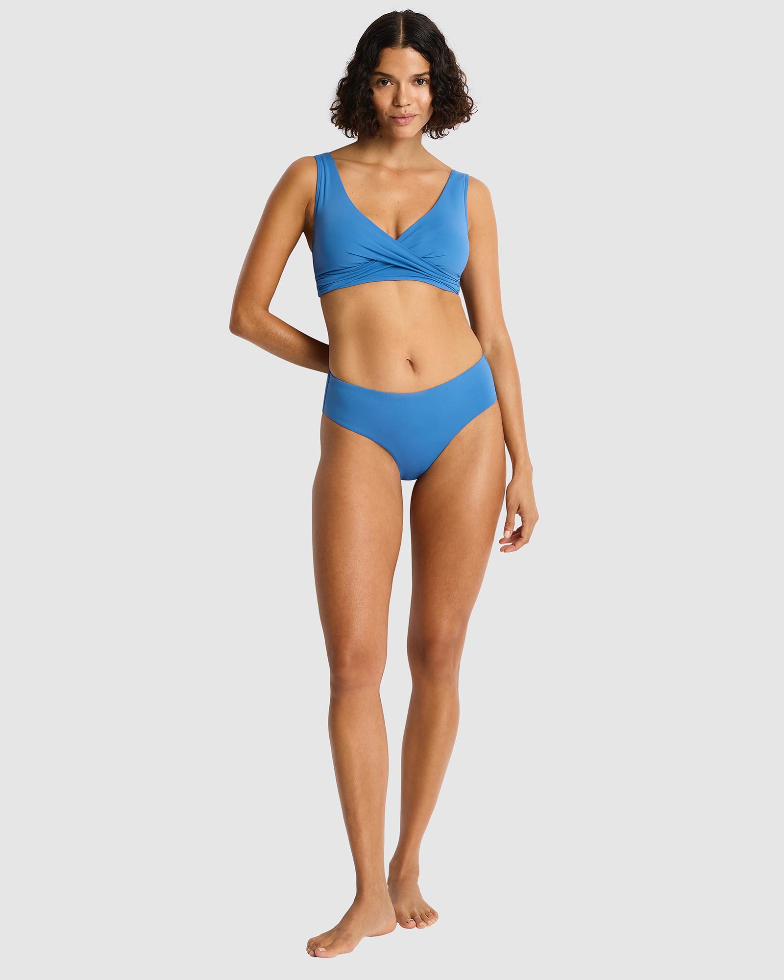 Essentials Edit Cross Front Multifit Bra Top