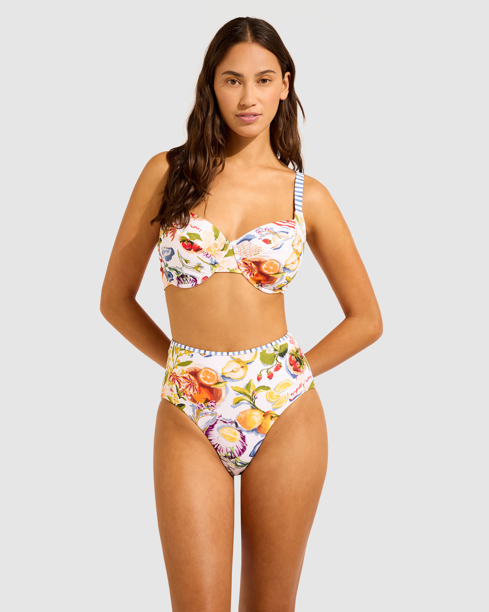 Riviera Coast High Waisted Bikini Bottom