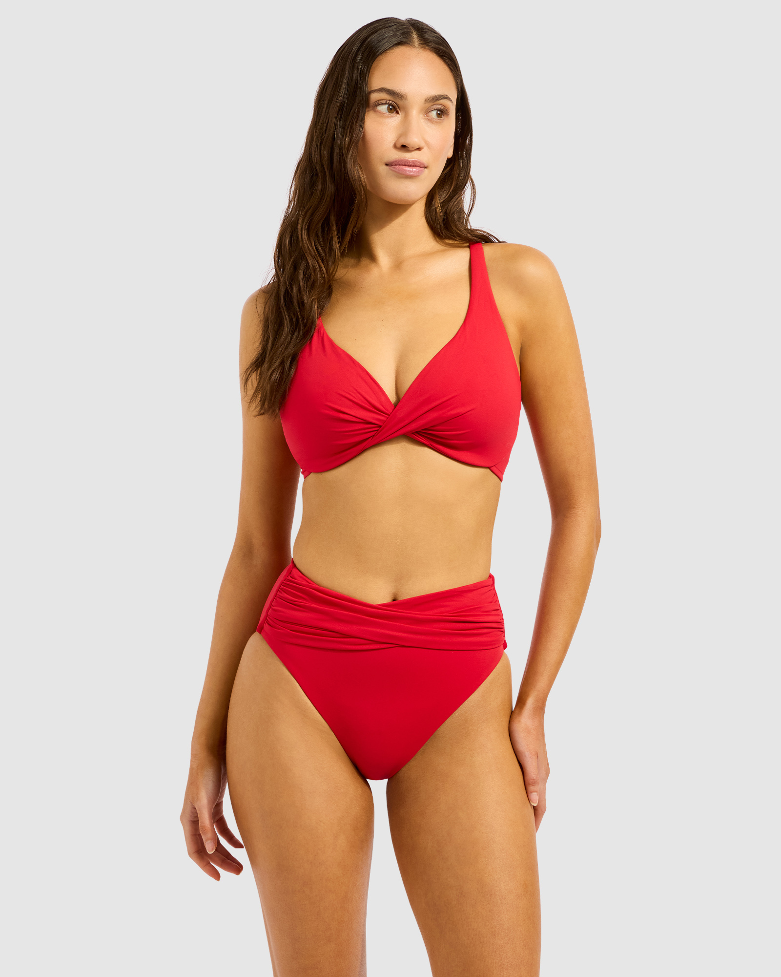 Seafolly Collective Wrap Front F Cup Bikini Top