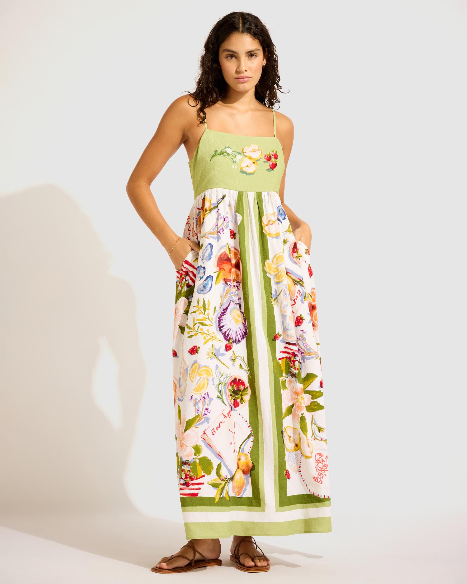 Riviera Coast Maxi Dress