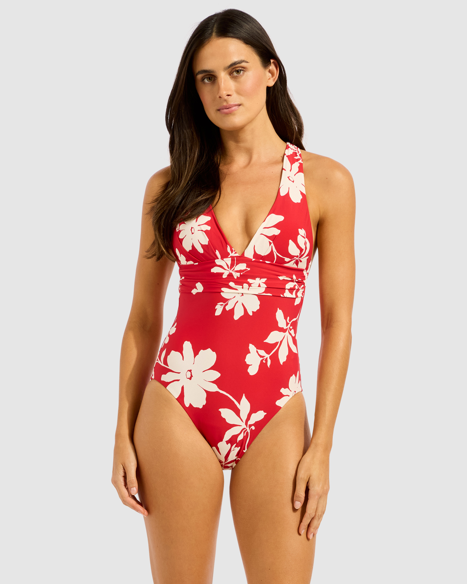 Mayflower Cross Back One Piece Swimsuit