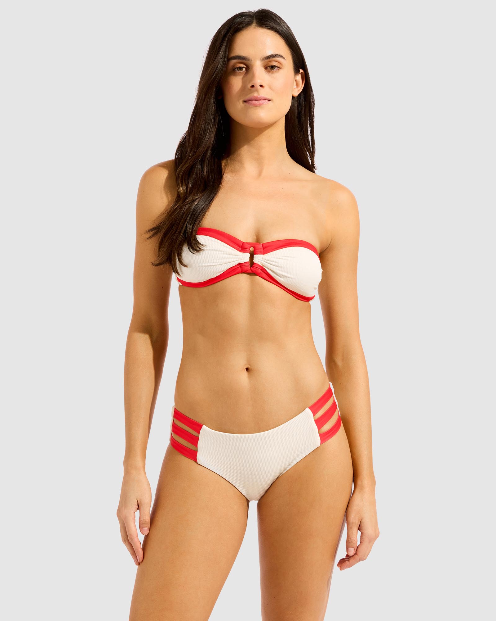 Band Wave Trim Front Bandeau