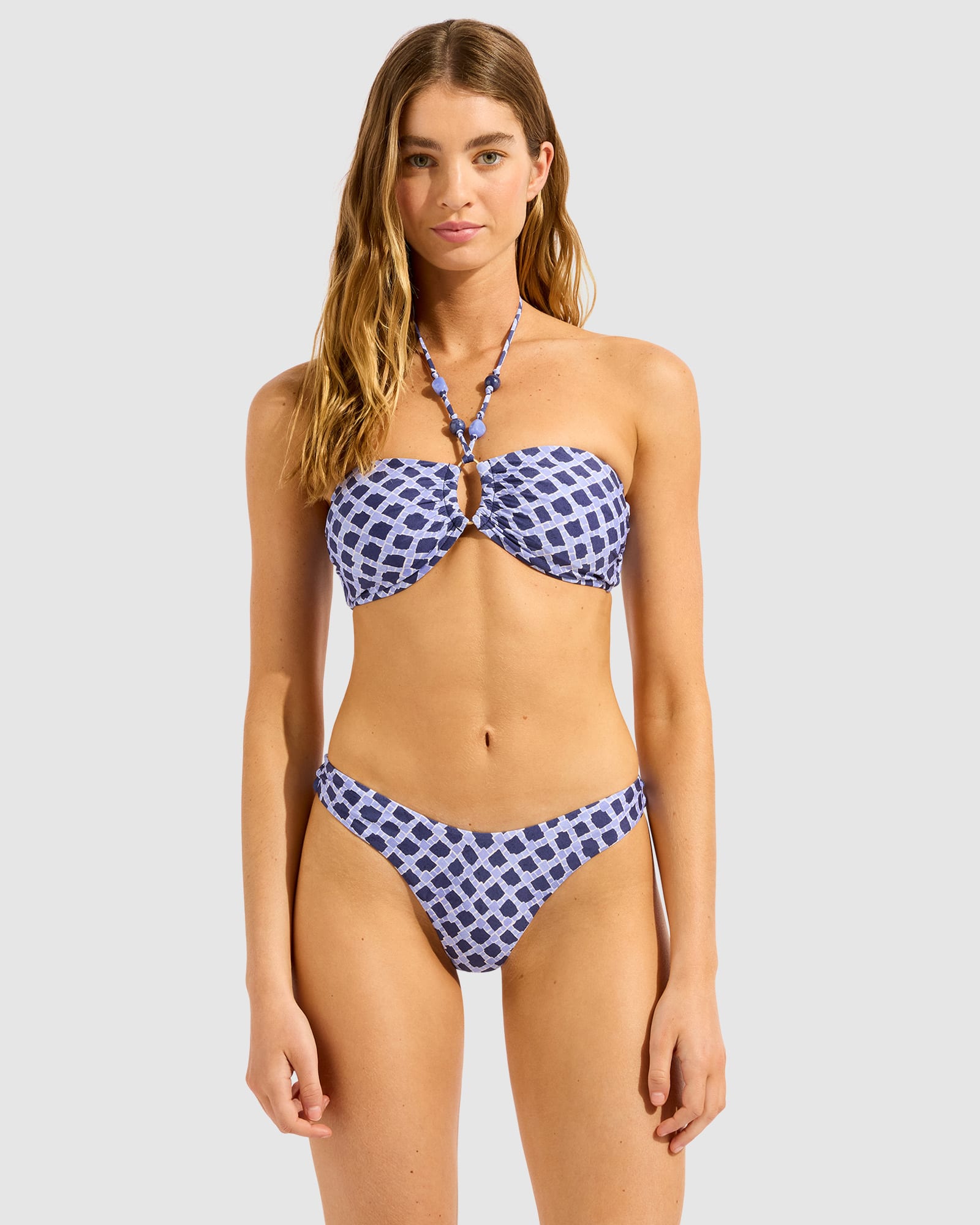 Marseille Ring Front Bandeau Bikini Top