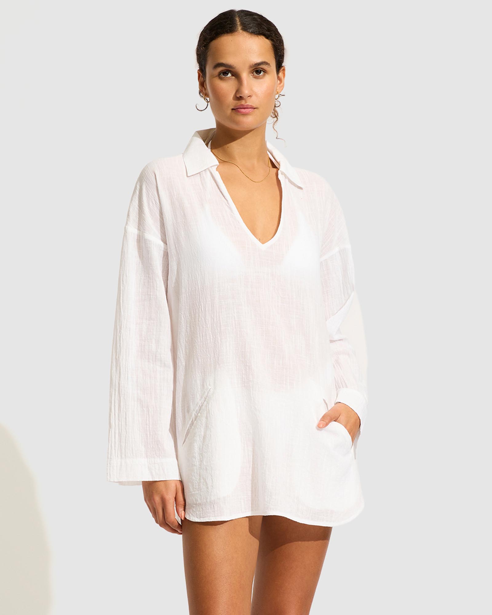 Longline Beach Shirt