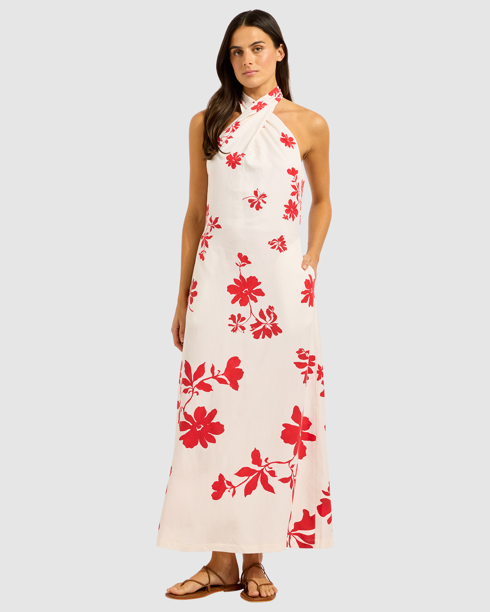 Mayflower Halter Maxi Dress