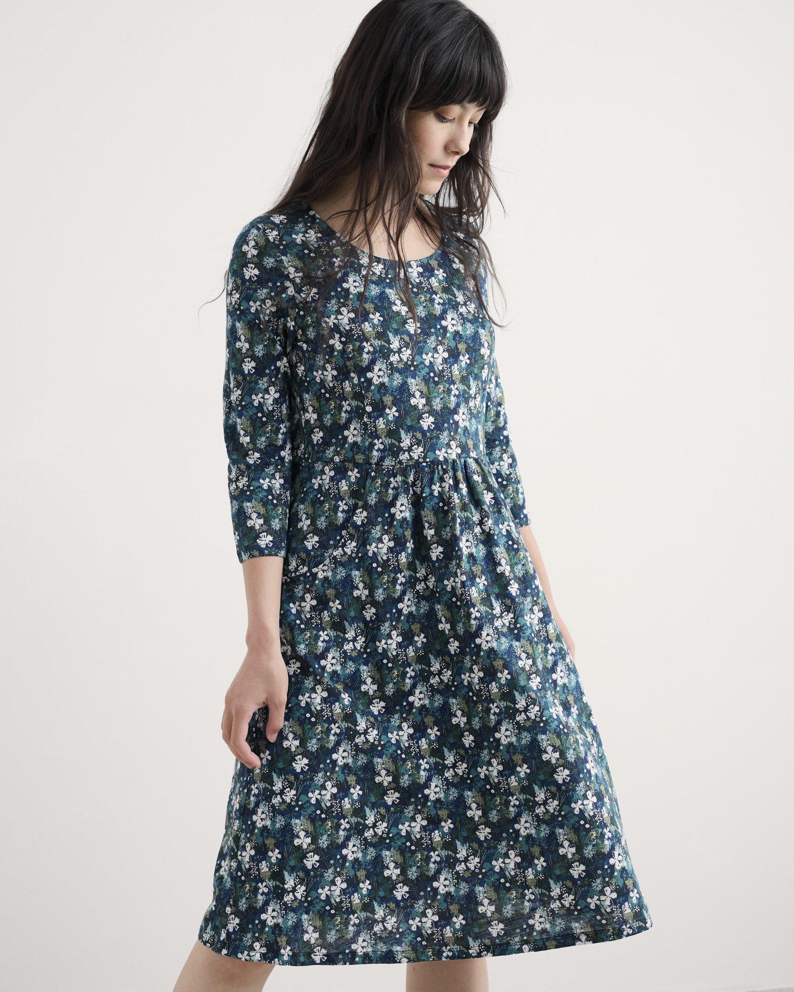 Seasalt Cornwall Blue 3/4 Enor Dress
