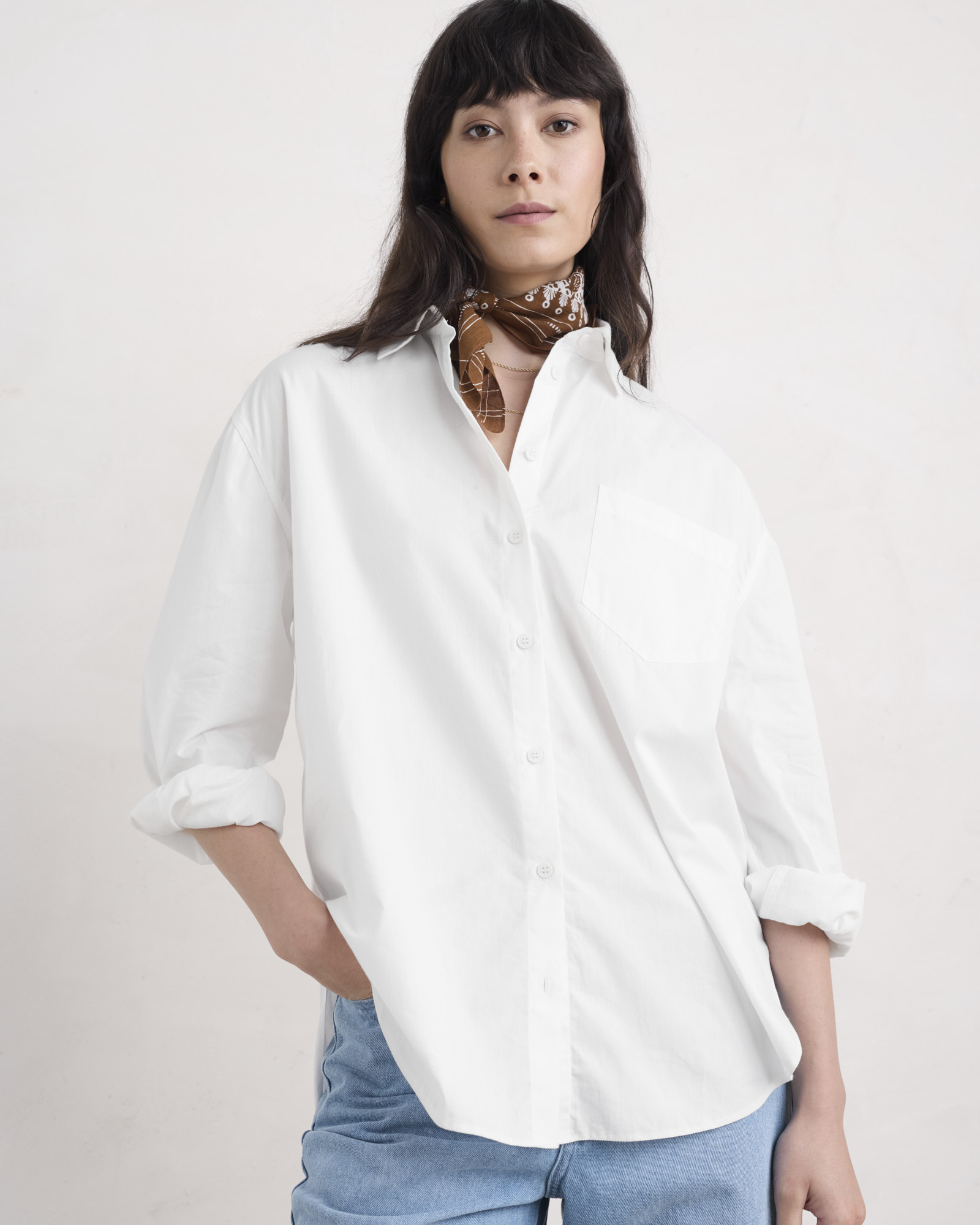 Seasalt Cornwall White Sea Path Shirt