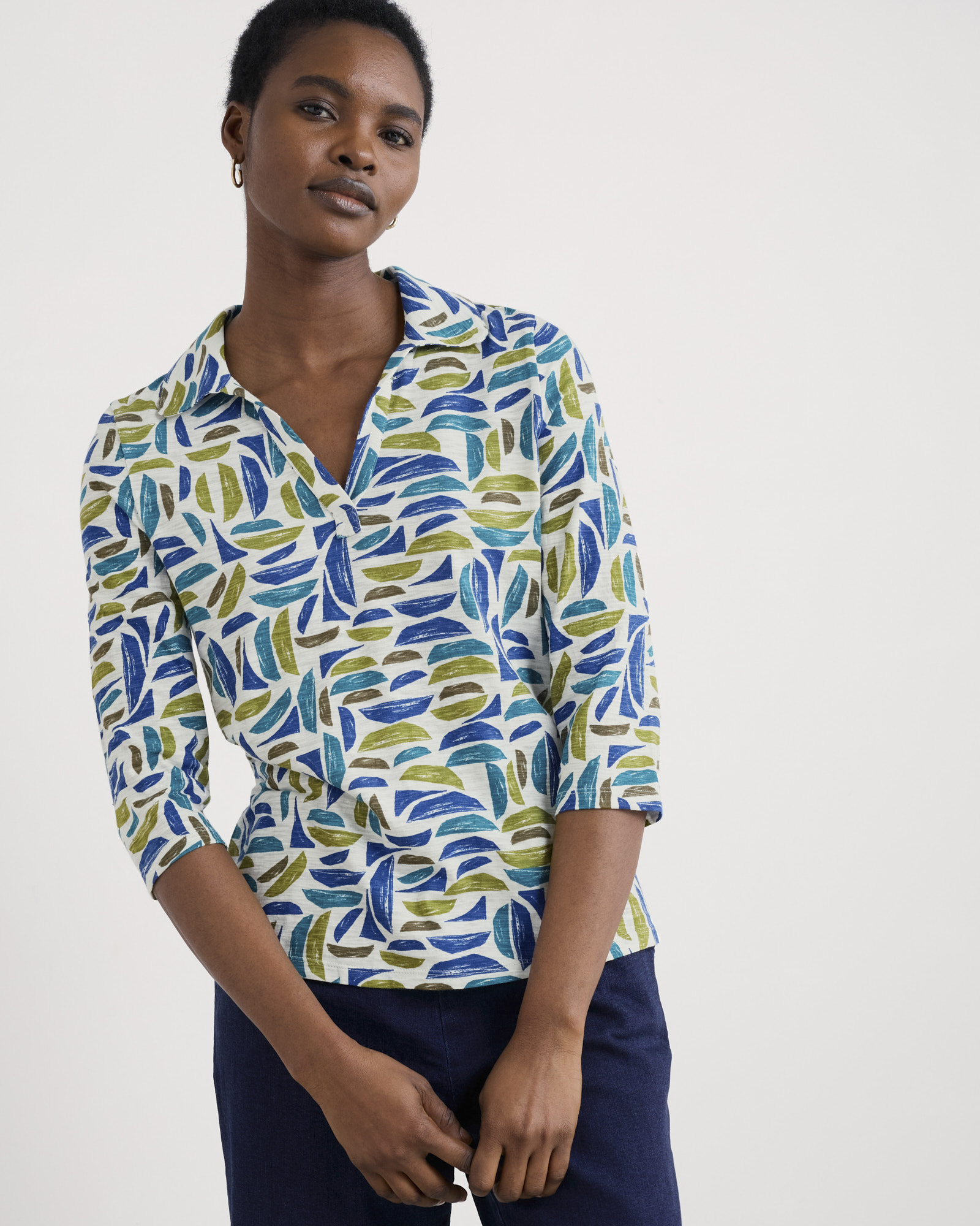 Seasalt Cornwall Green Wavecrest Shirt