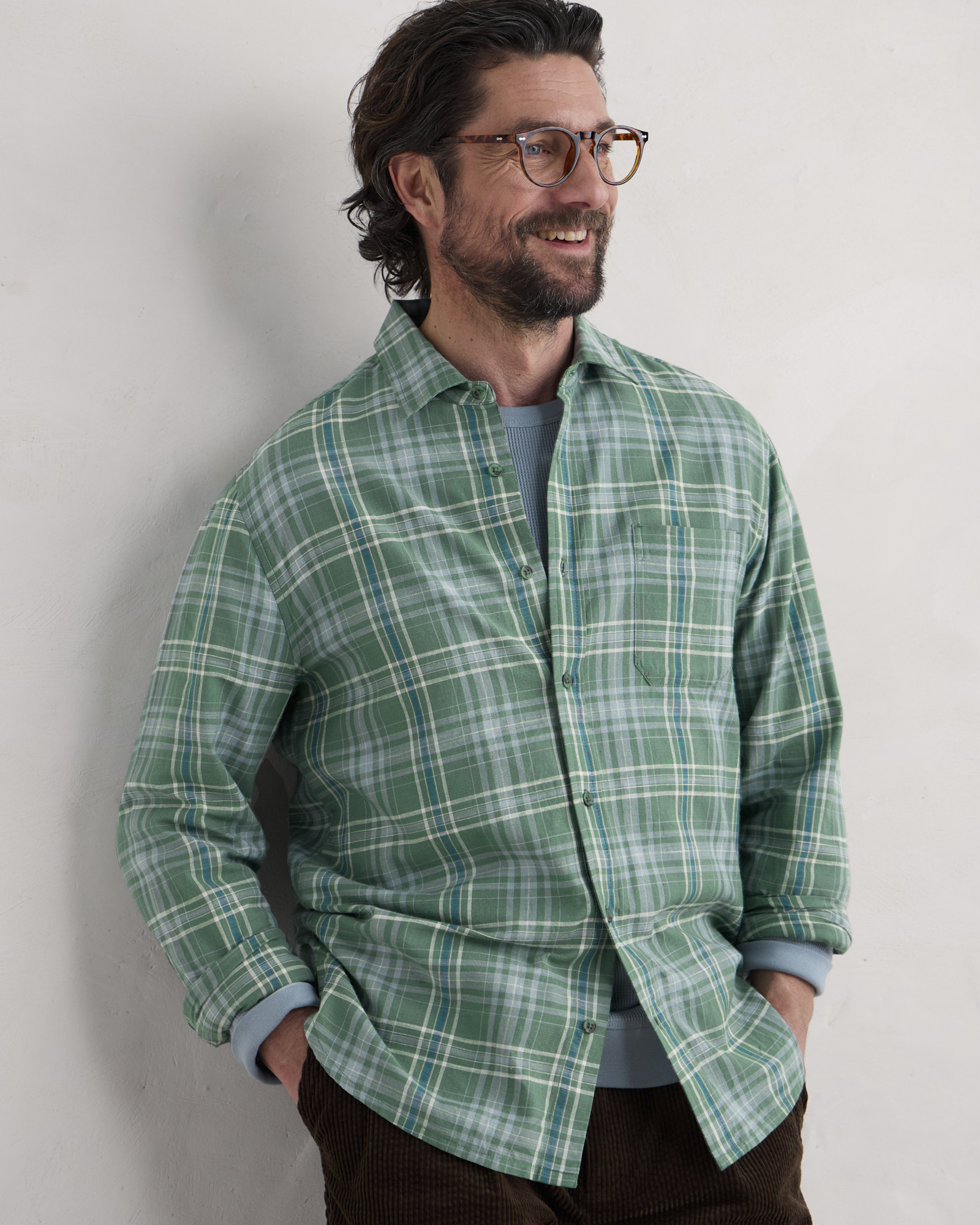 Seasalt Cornwall Green Banyan Shirt