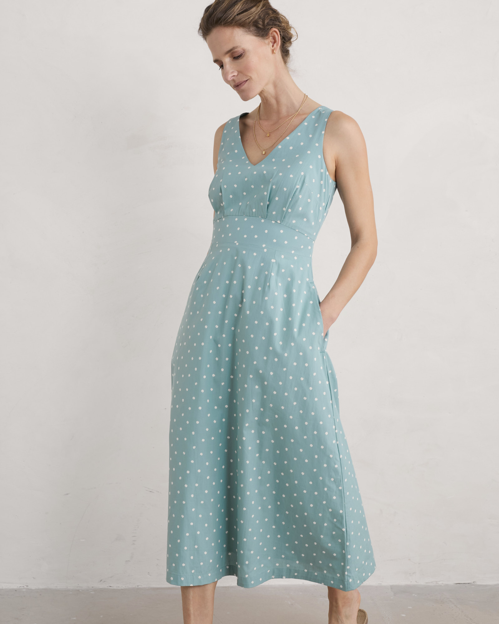 Seasalt Cornwall Green Sky Beyond Dress