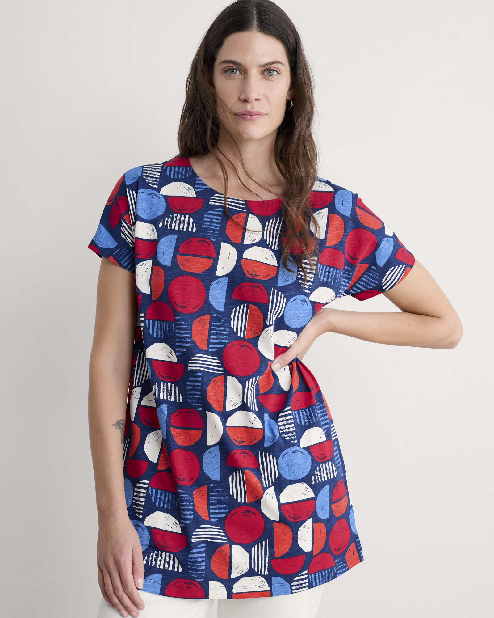 Seasalt Cornwall Stacked Buoys Yacht Ocean Gaze Tunic