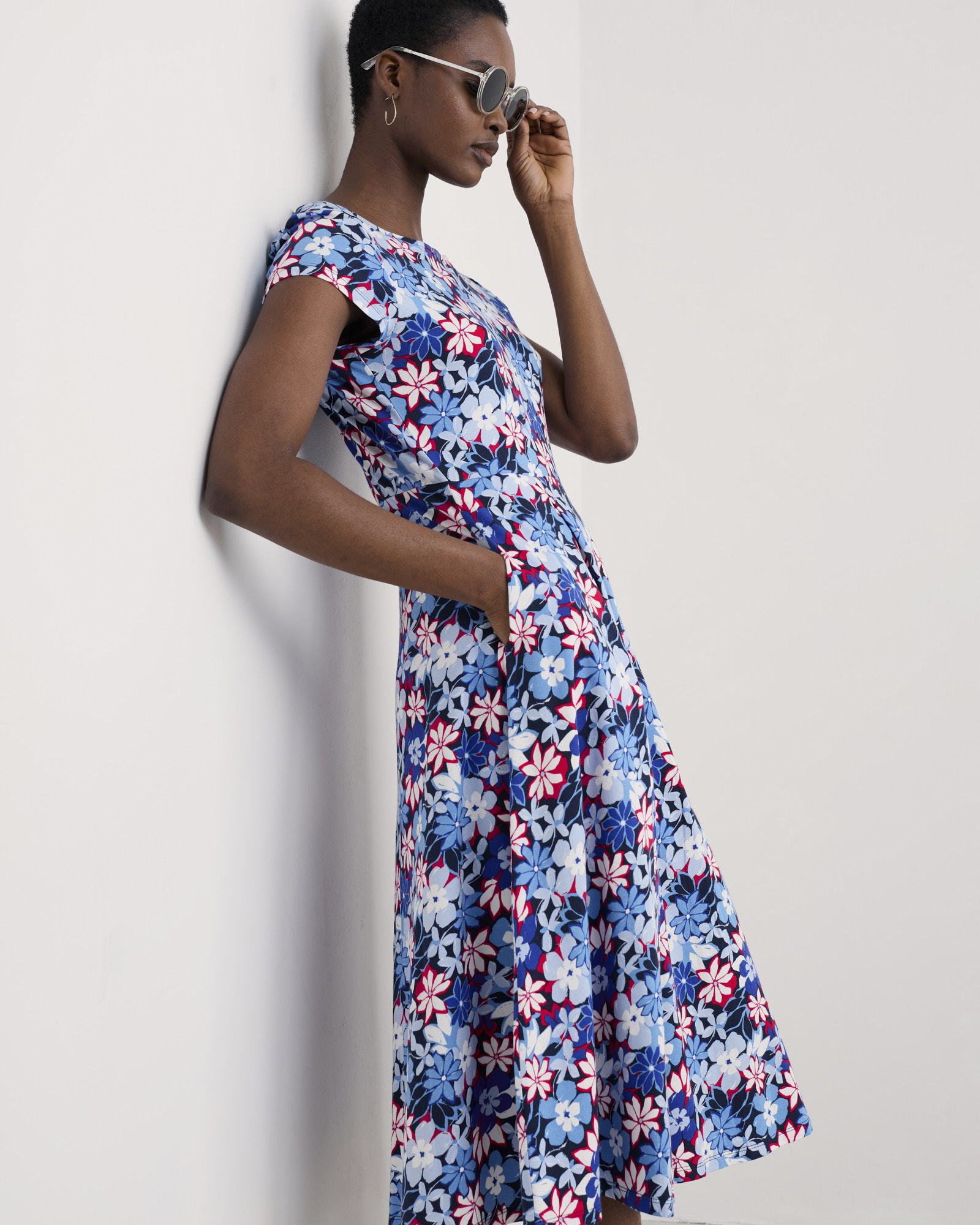 Seasalt Cornwall Seashore Floral Maritime Wild Bouquet Dress