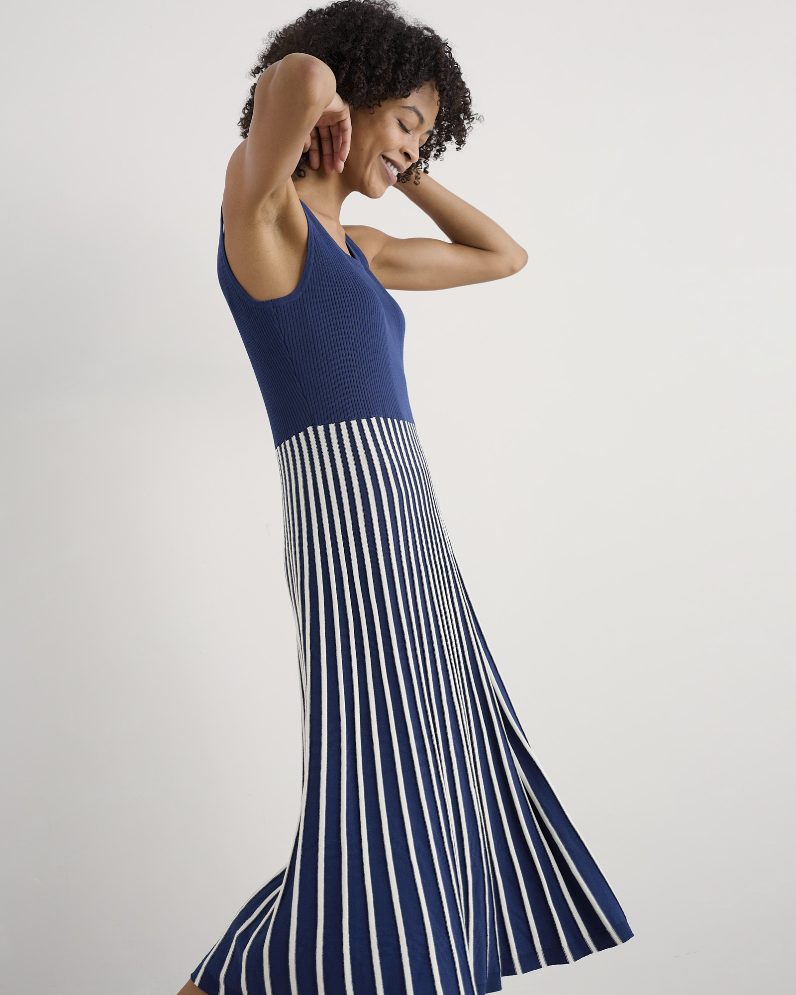 Seasalt Cornwall Expression Yacht Chalk Sunlight Dress