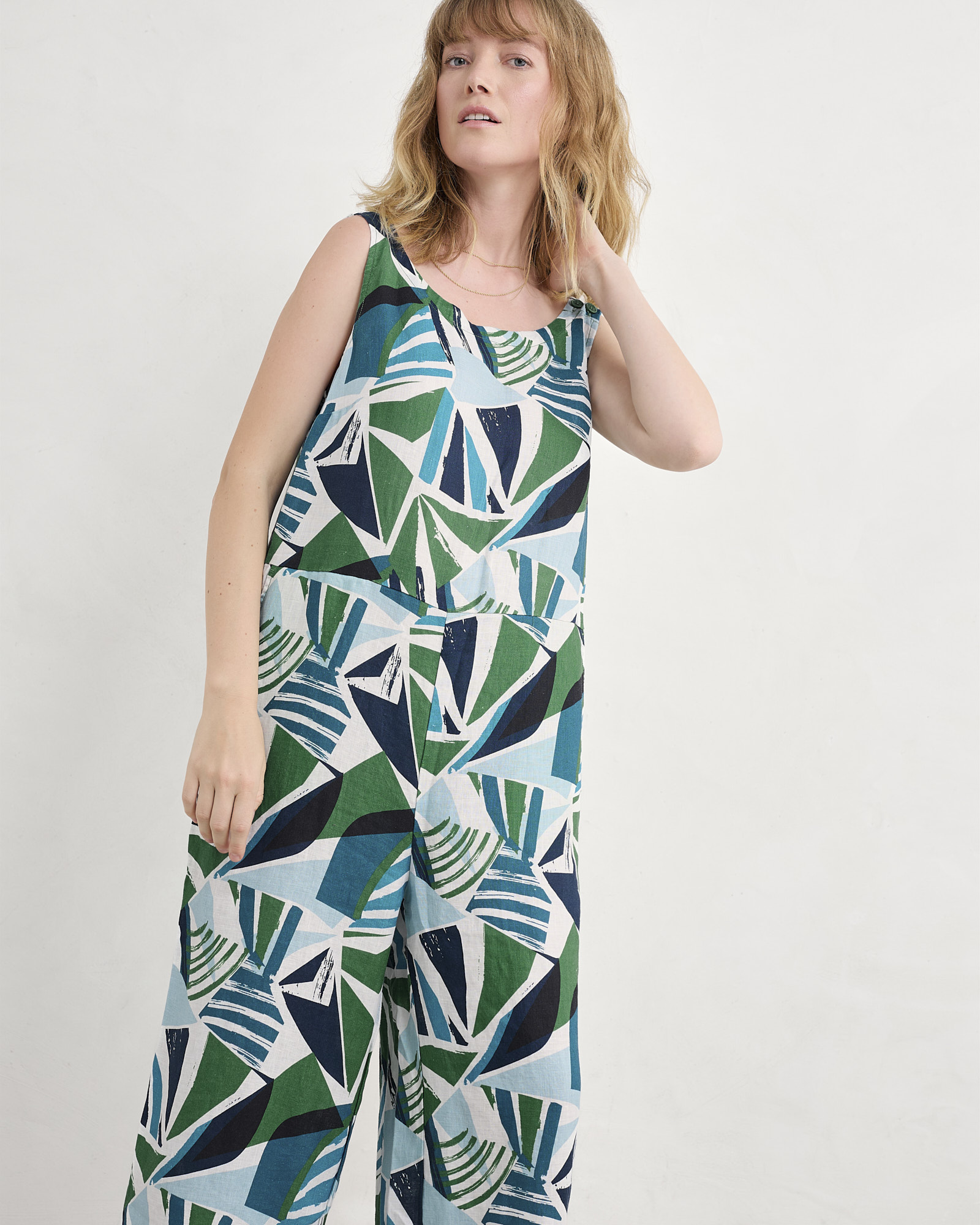 Seasalt Cornwall Spinnaker Sails Hedgerow Salt Air Jumpsuit