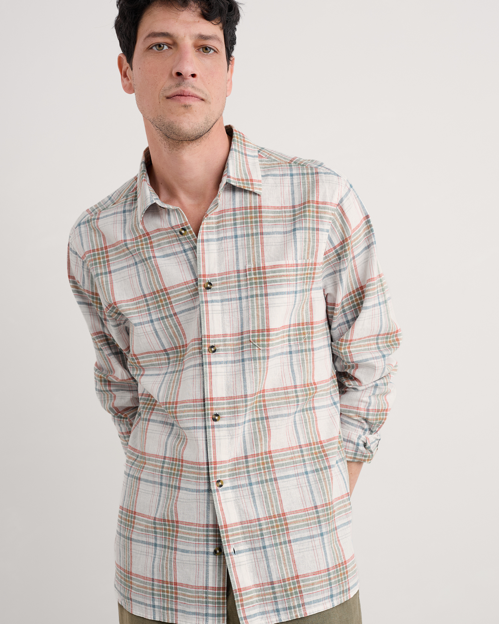 Seasalt Cornwall Multi Dip Circle Check Shirt