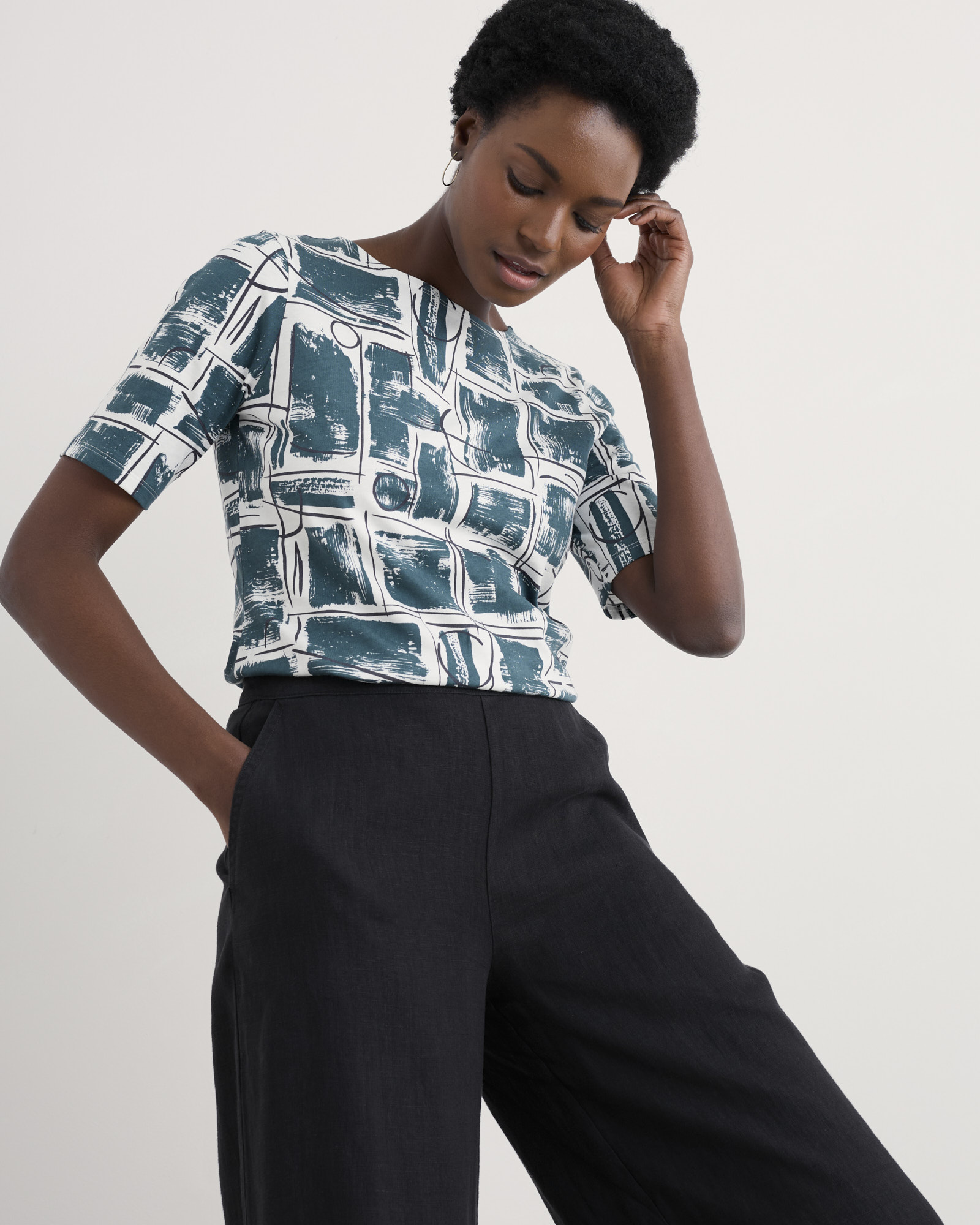 Seasalt Cornwall Blue Poisson T-Shirt