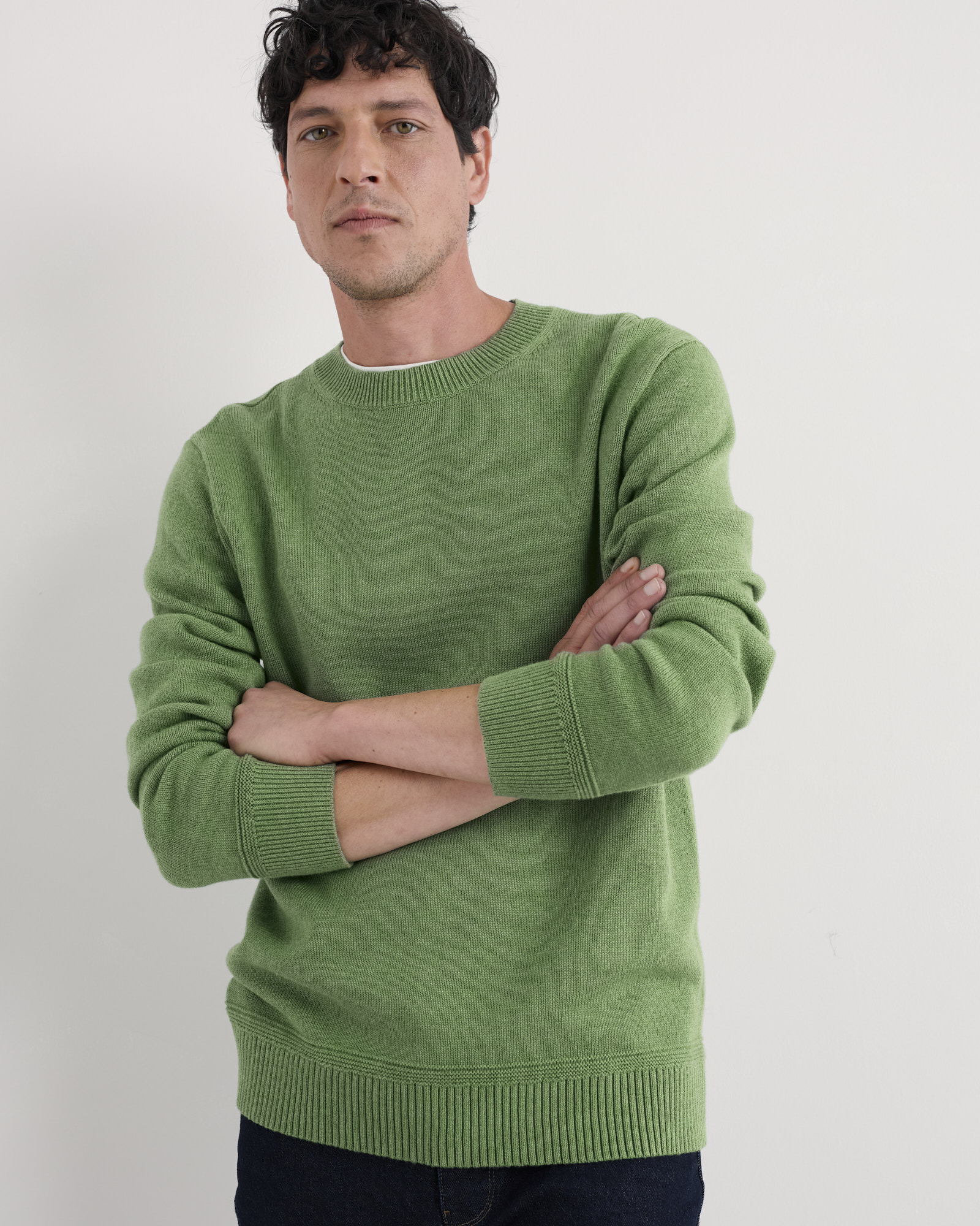 Seasalt Cornwall Green Moorstone Jumper