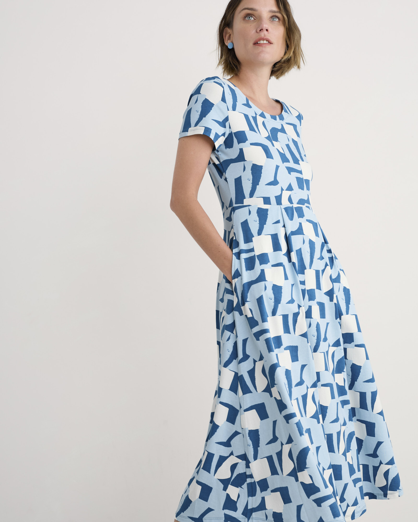 Seasalt Cornwall Blue S/S Veronica Dress
