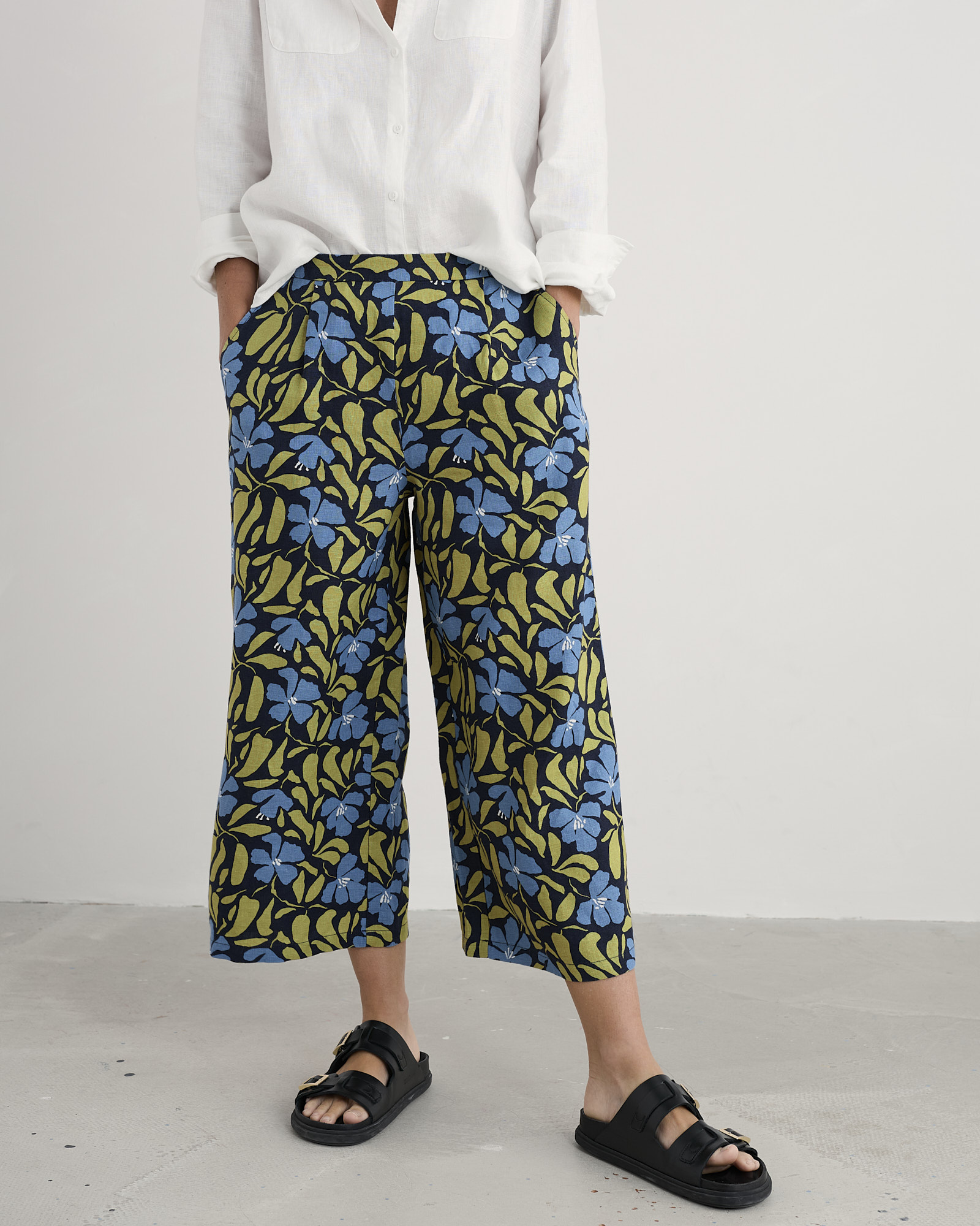 Seasalt Cornwall Navy Peaceful Haven Culottes