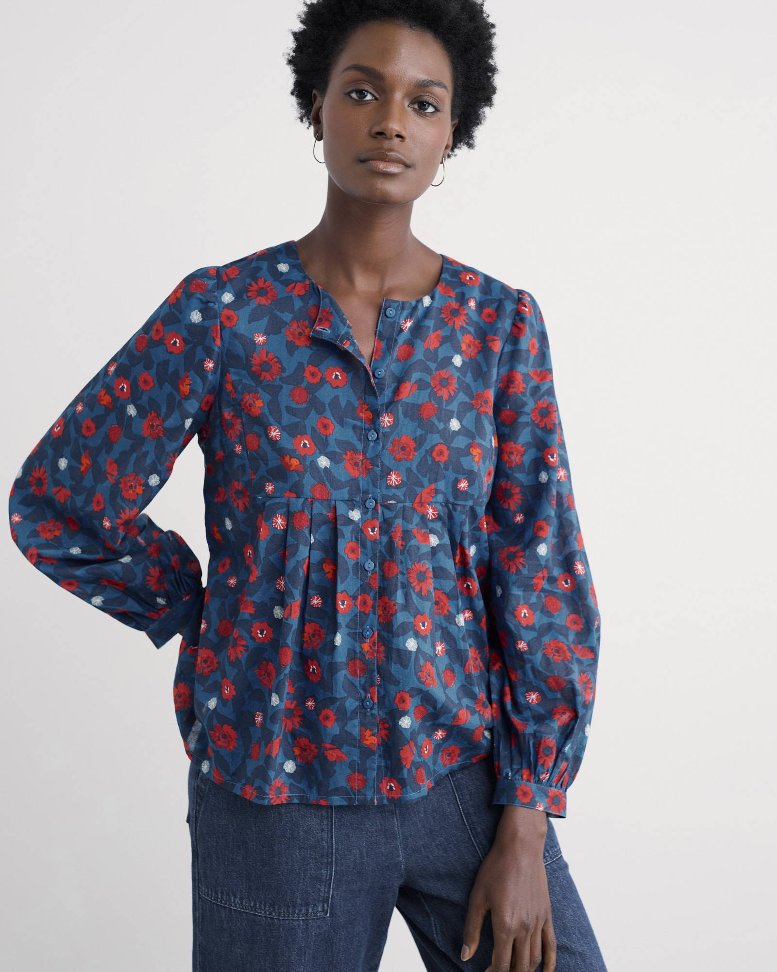 Seasalt Cornwall Blue Thornapple Shirt