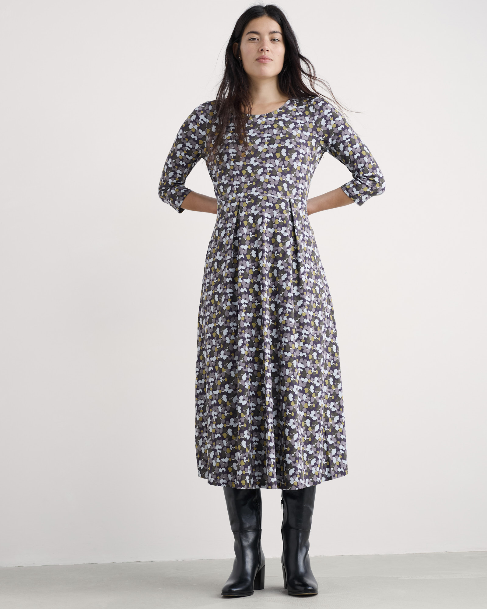 Seasalt Cornwall Multi Veronica Midi Dress Jersey