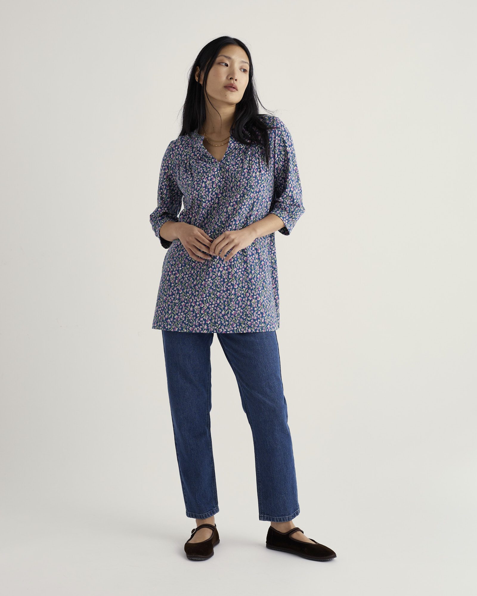 Seasalt Cornwall Purple Sithney Tunic Jersey