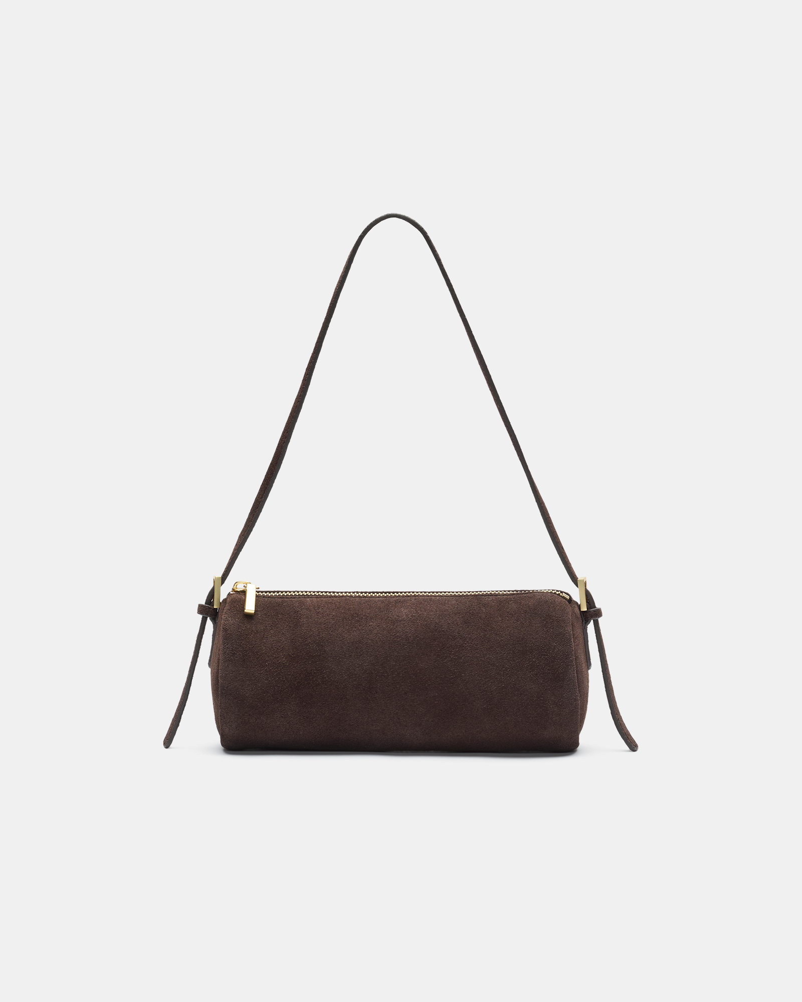 Suede Pouch Shoulder Bag