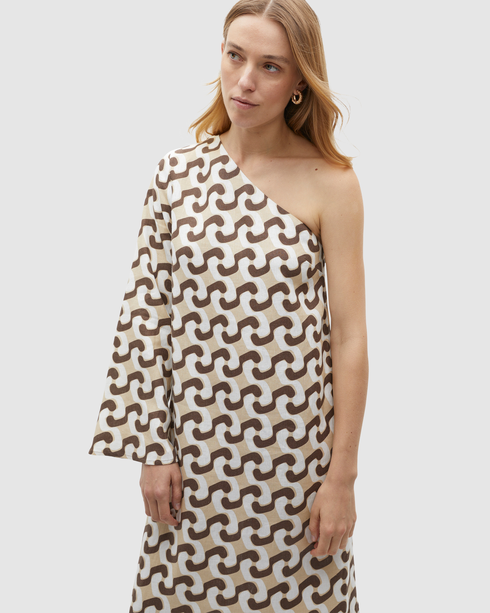 Chain Geo Maxi Dress