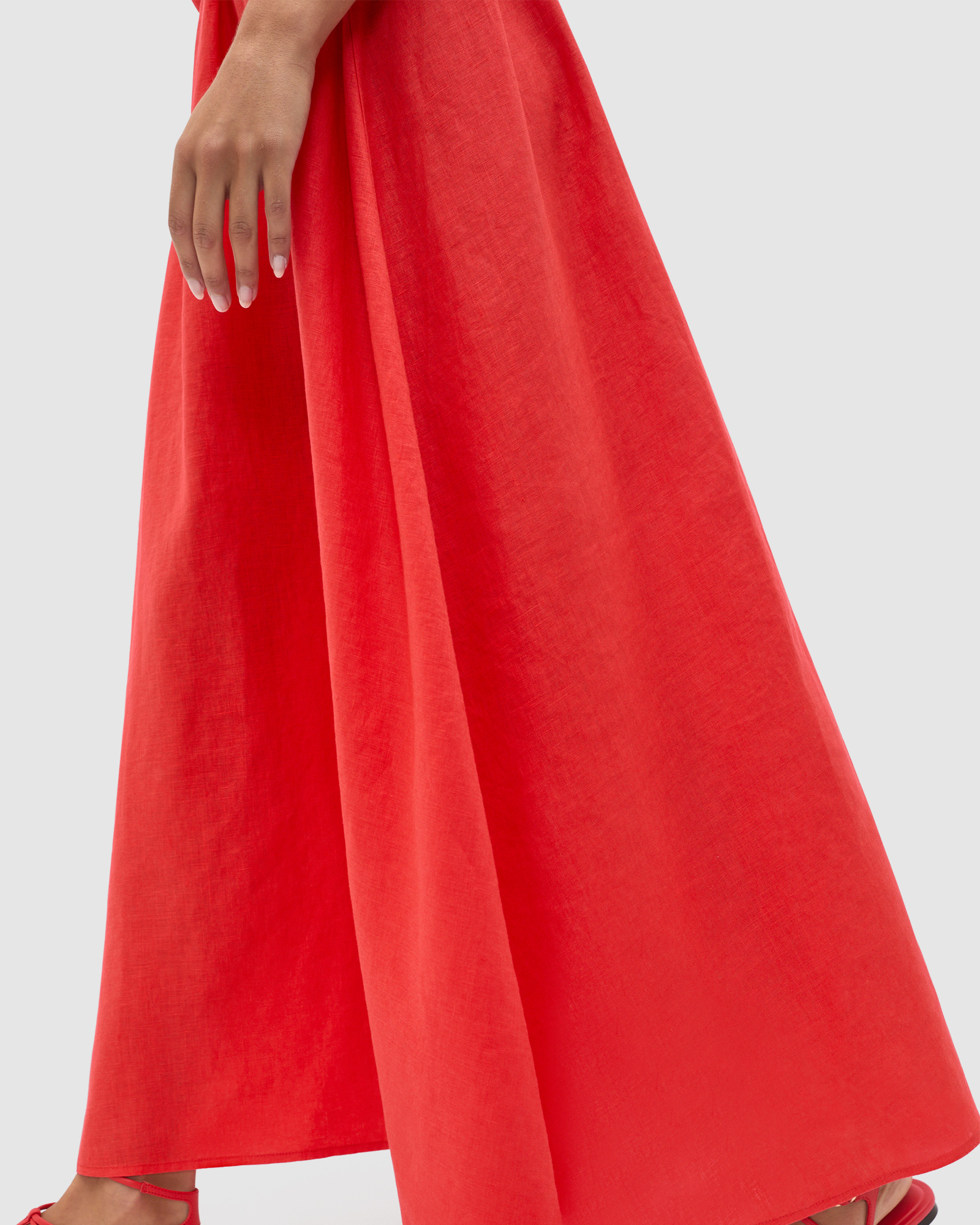 Linen Voluminous Skirt