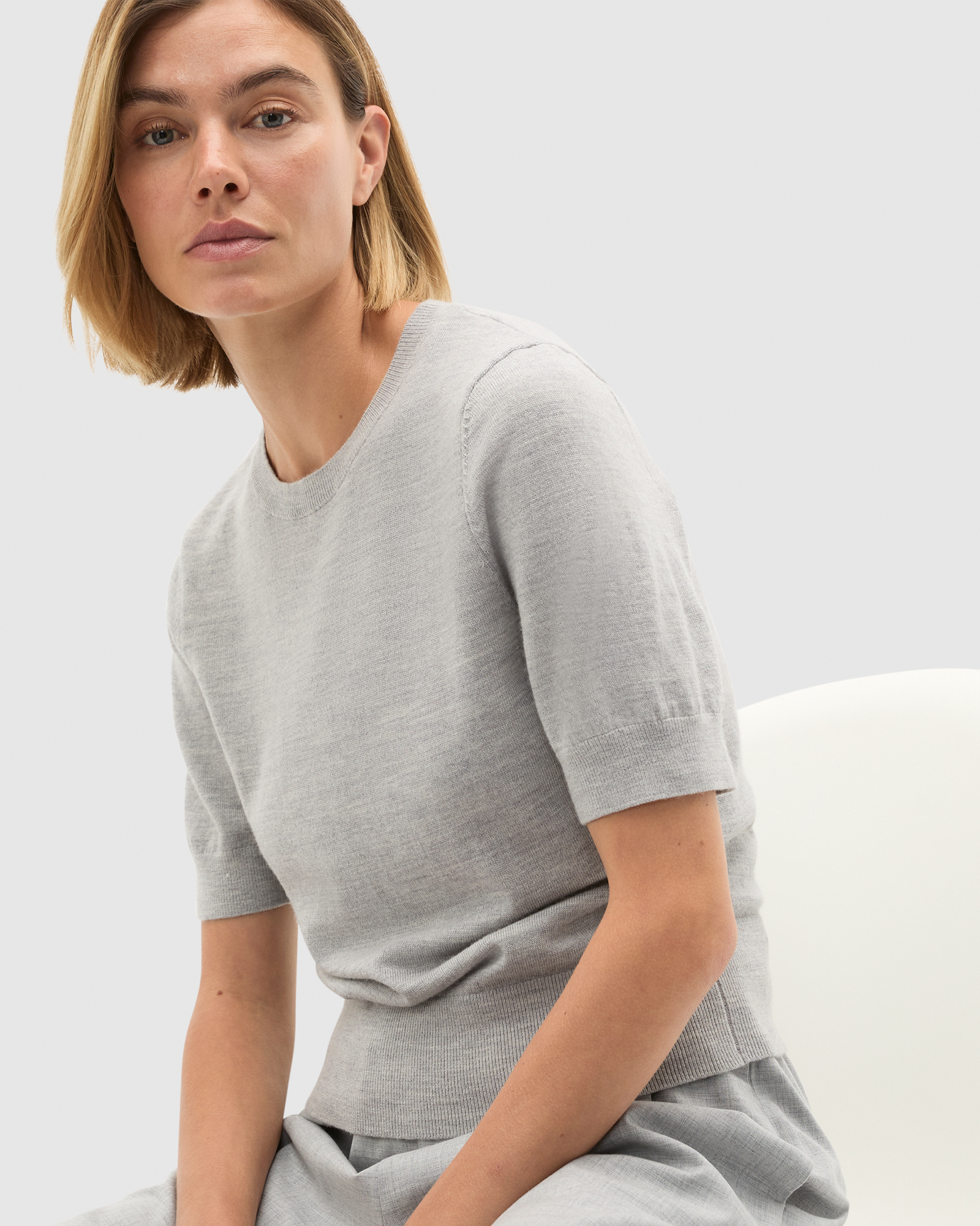 Australian Merino Crew Neck Tee