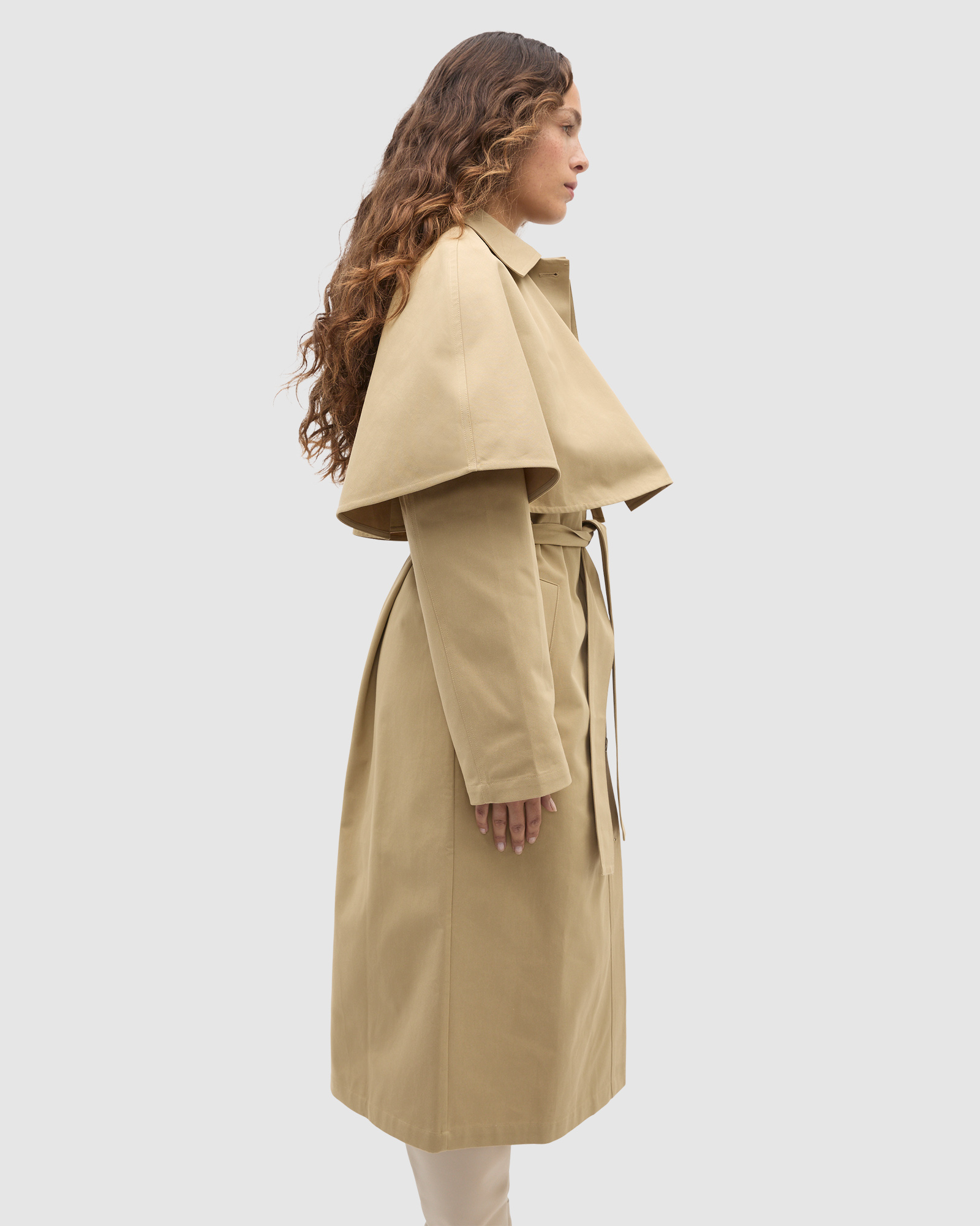 Twill Cape Jacket