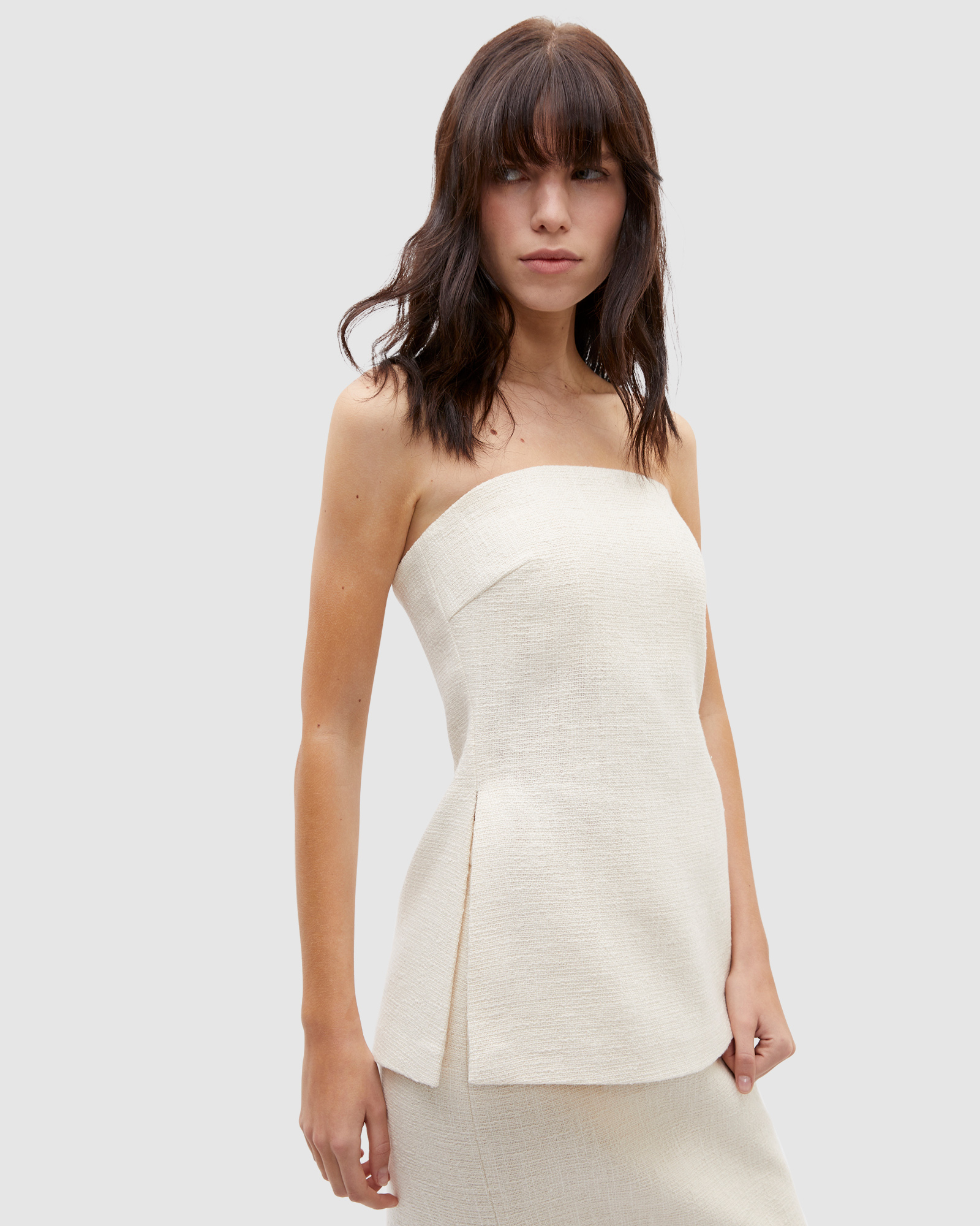 Tweed Longline Bodice
