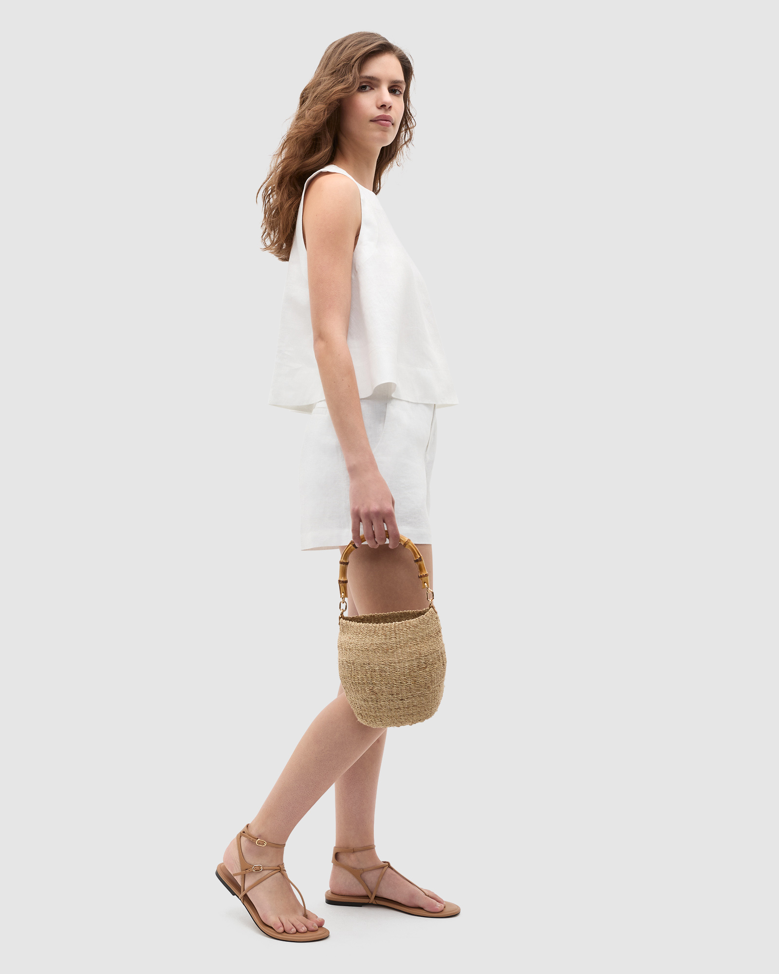 Core Linen Waisted Short