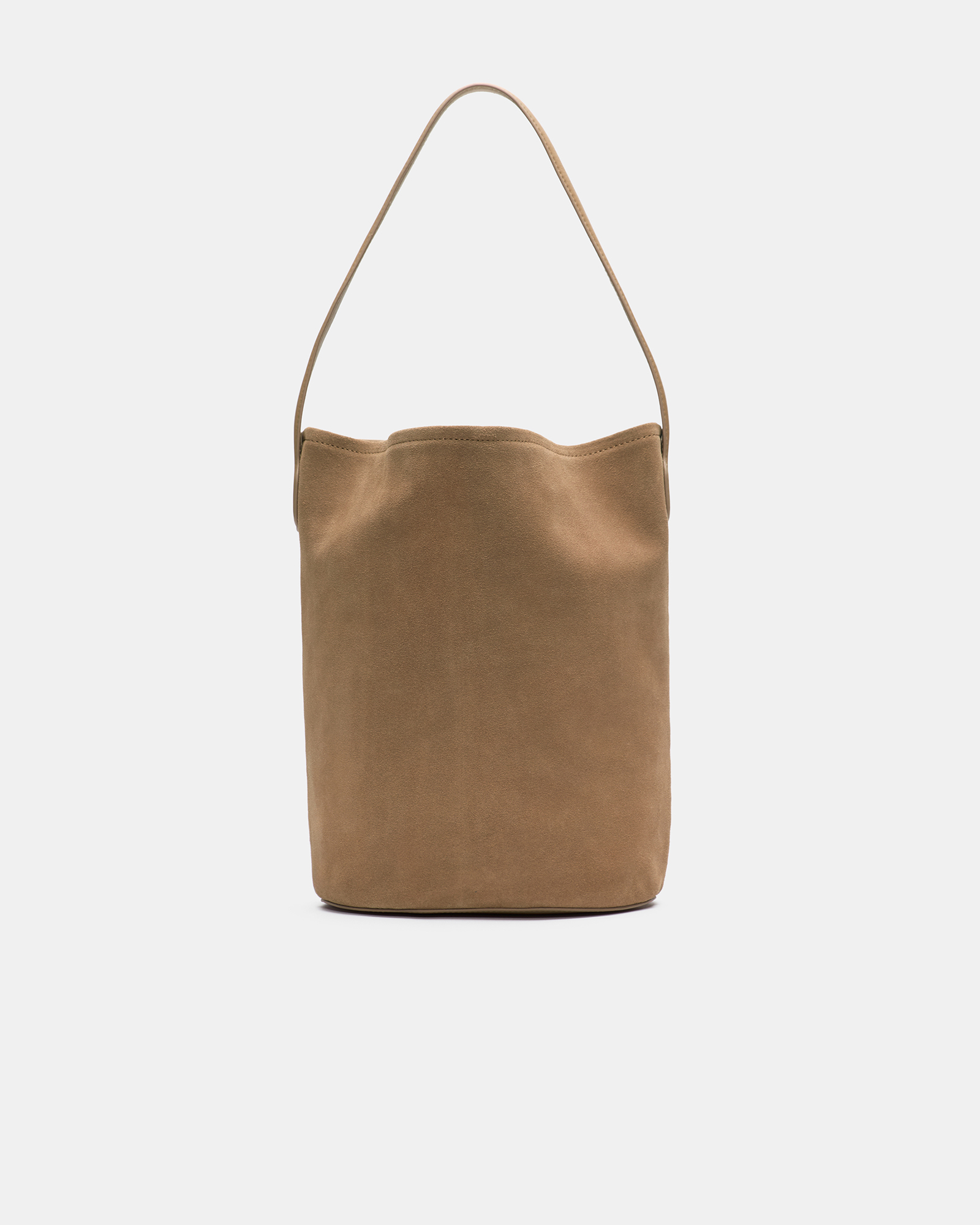 Spliced Leather Tote