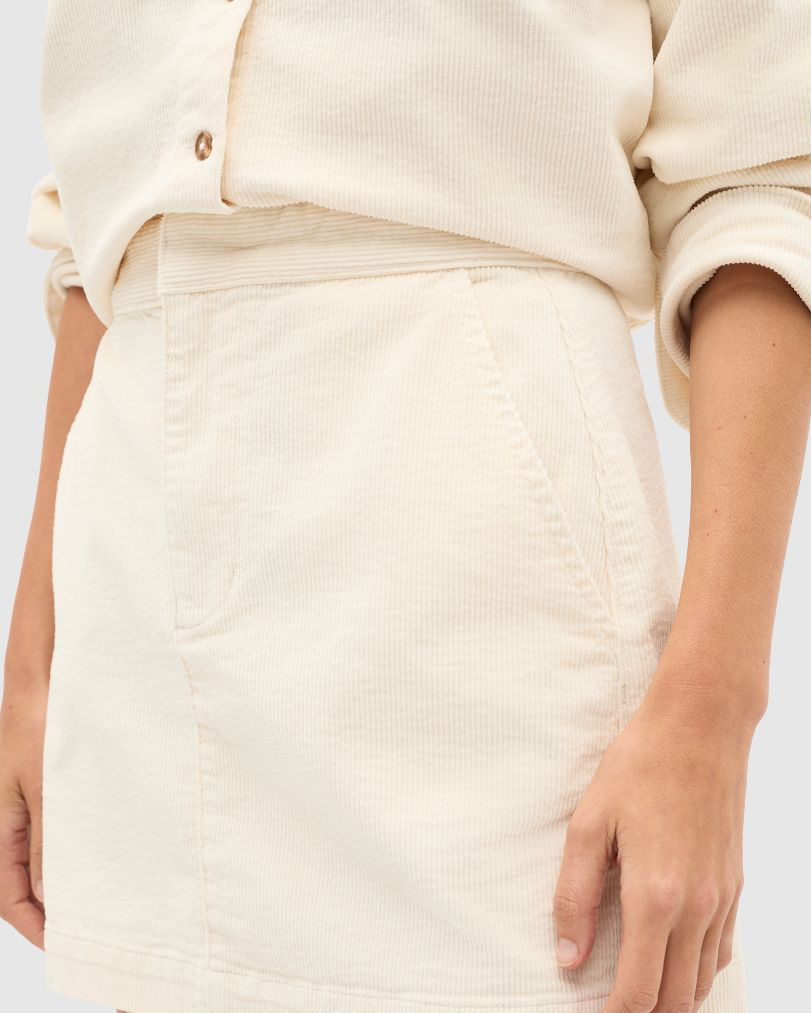 Corduroy Mini Skirt