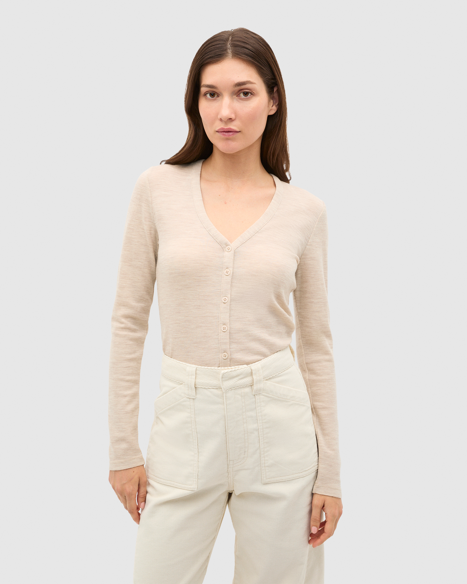 Australian Merino Cropped Cardigan