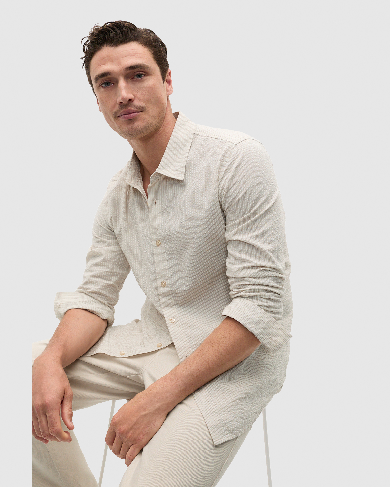 Seersucker Stripe Shirt