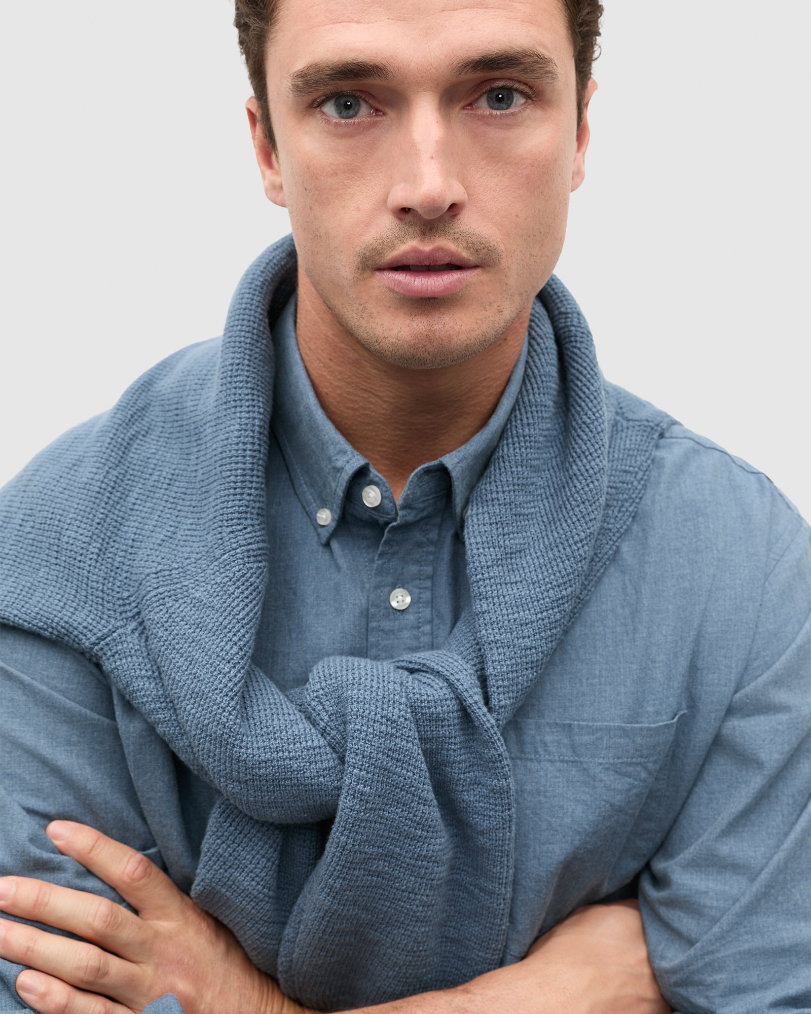Relaxed Fit Brushed Cotton Shirt