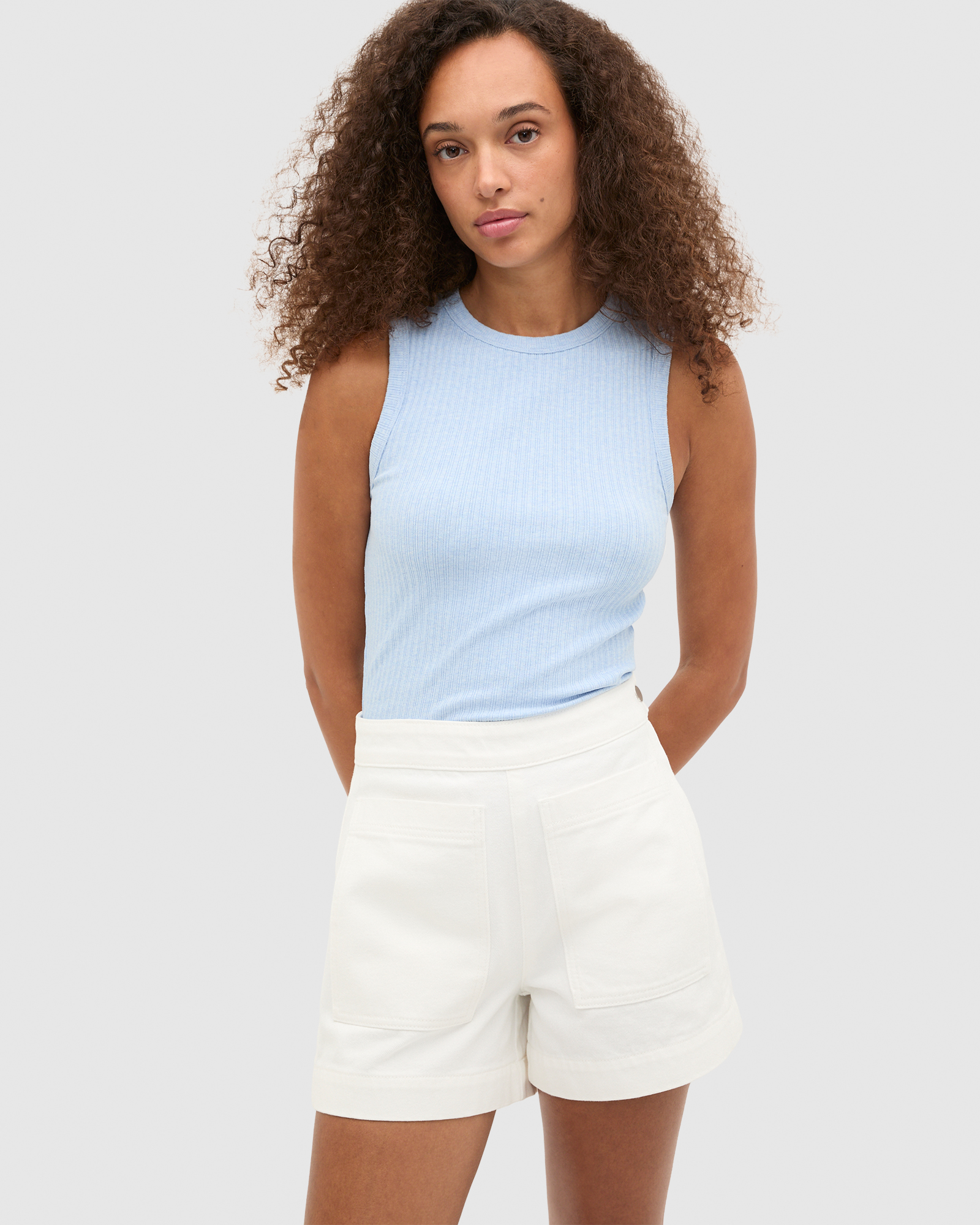 Patch Pocket Cotton Short