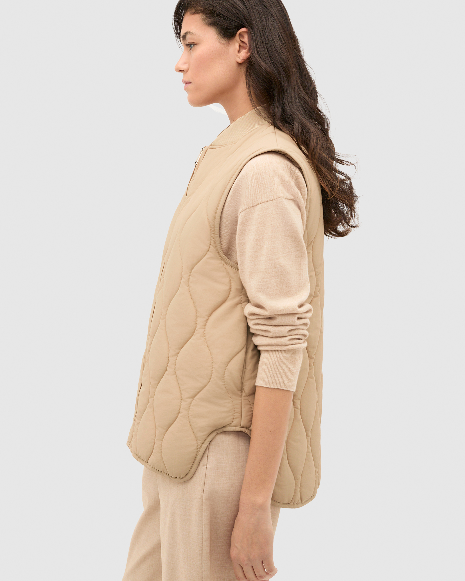 Quilted Boxy Vest