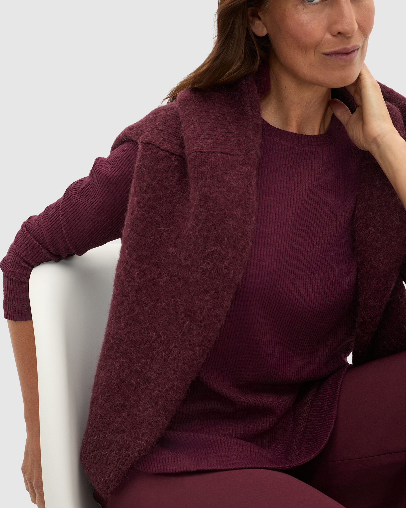 Supersoft Rib Relaxed Top
