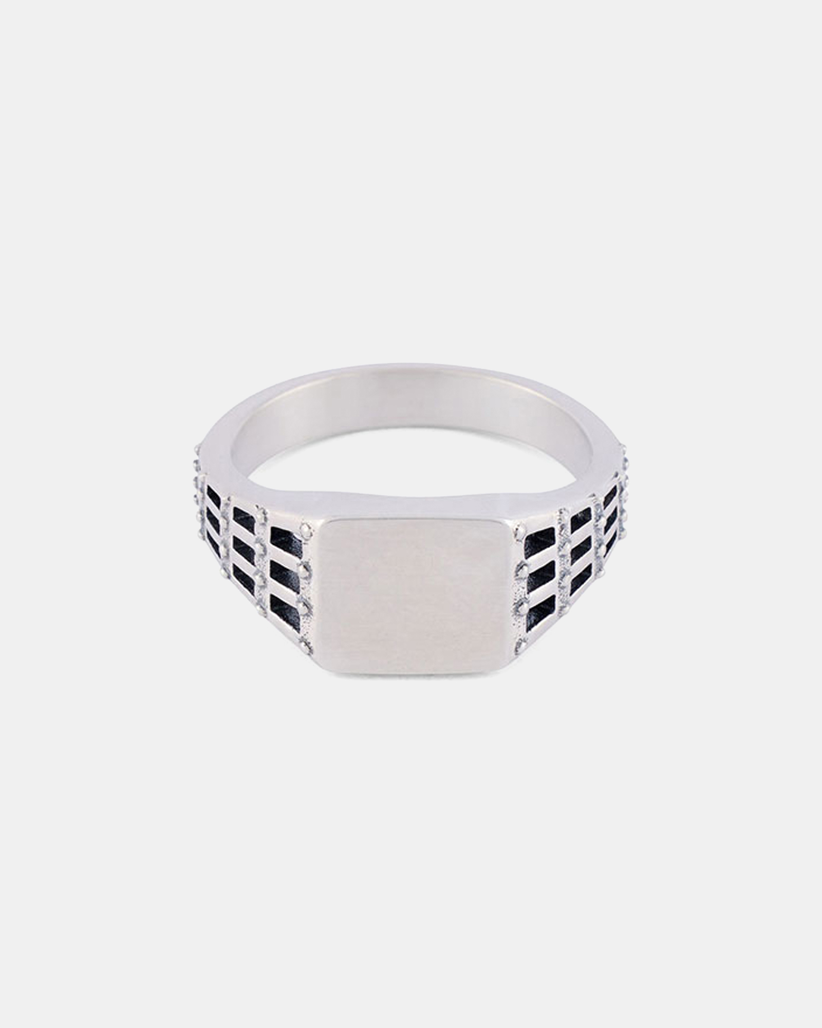 Silver Portcullis Ring