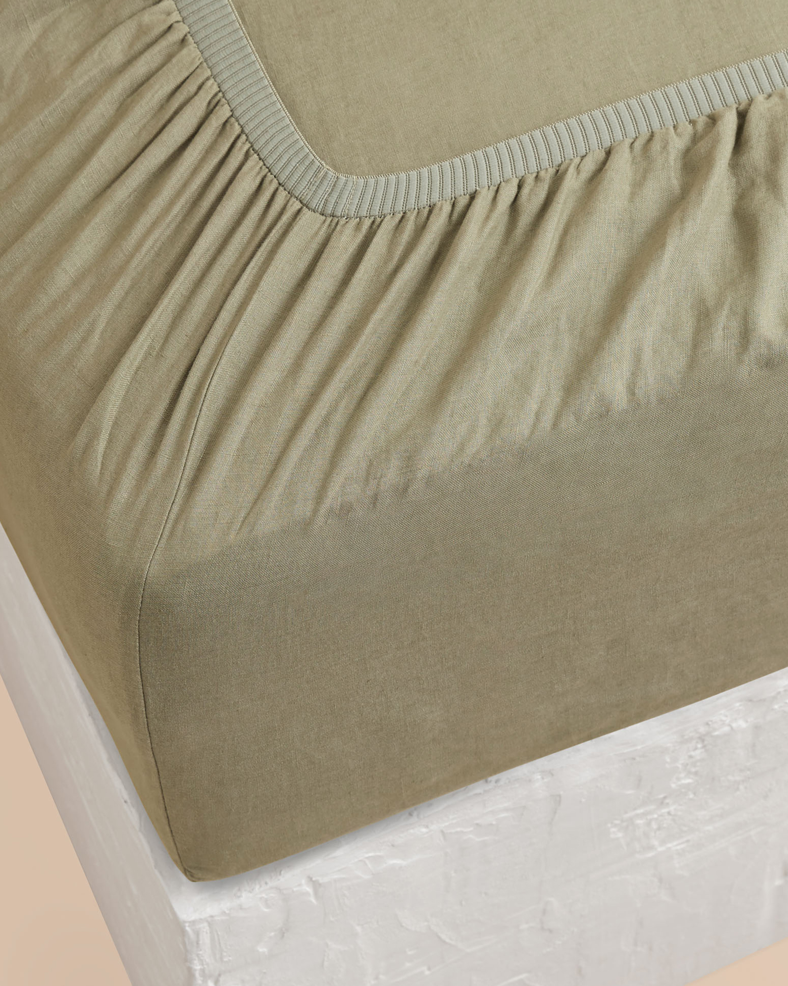 Eve Linen Cot Fitted Sheet